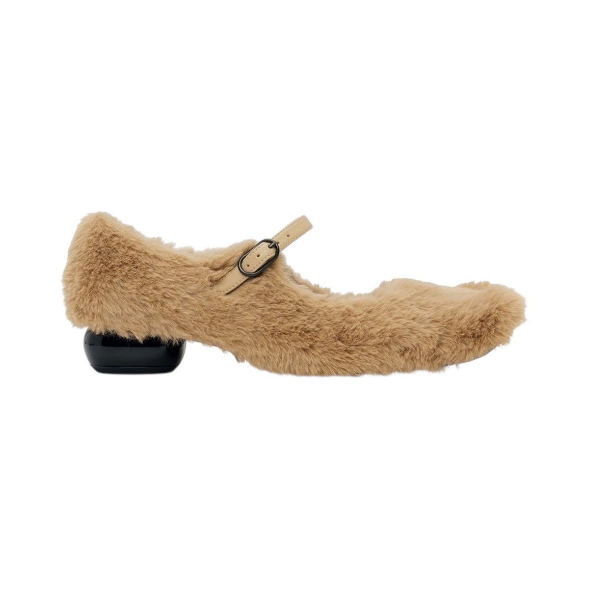 Paula Canovas del Vas Diablo fur ballerina flat Size US 12 / IT 42 - 1 Thumbnail