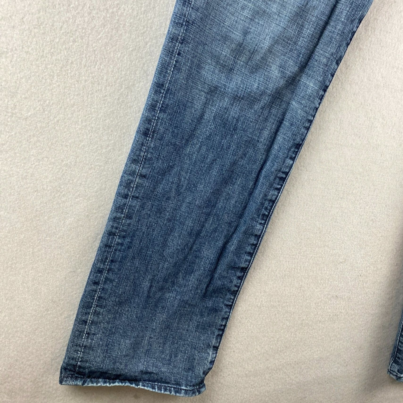 7 For All Mankind 7 For All Mankind Jeans Mens 36 Blue Straight Distressed Denim Size US 36 / EU 52 - 5 Thumbnail