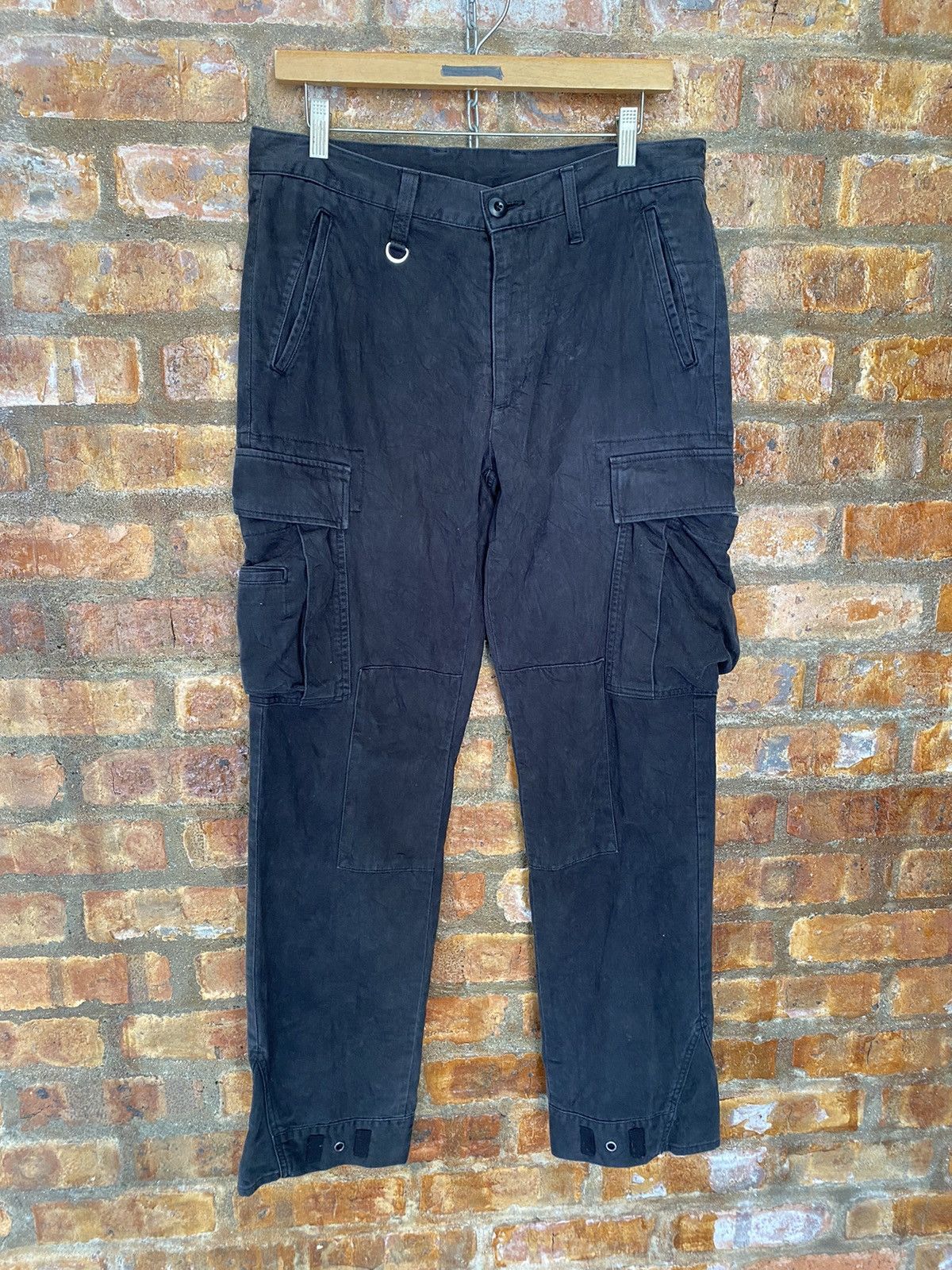 Sophnet. 2008 Sophnet Multipocket cargos double knee hem drawstring Size US 32 / EU 48 - 2 Thumbnail