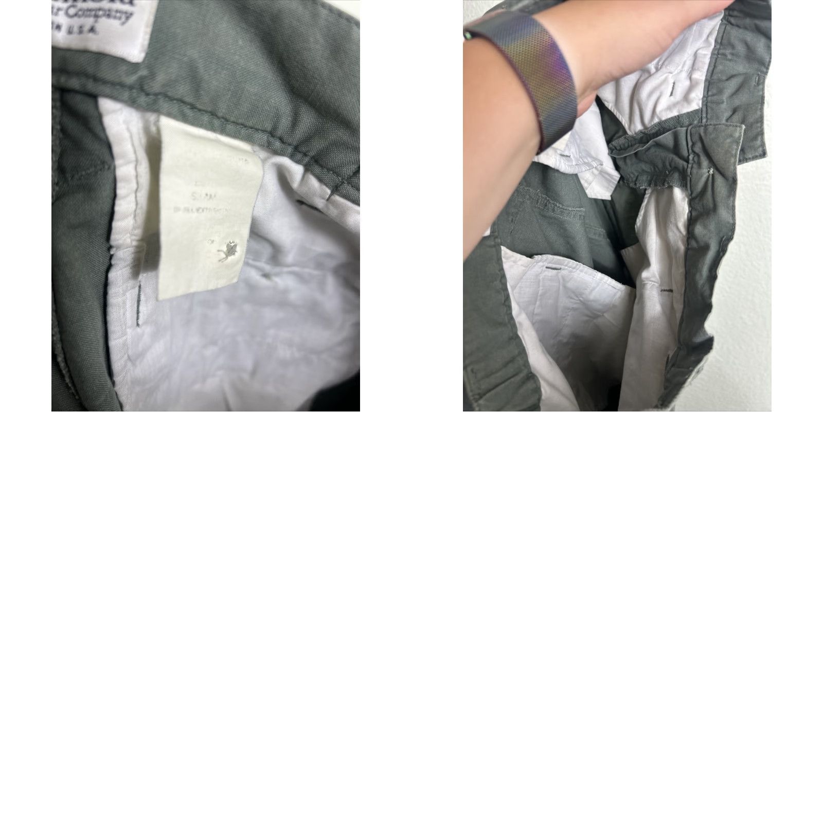 Olive Columbia Cargo Shorts Womens Small Olive Green 28x8 Regular Flaw Missing Button Mens? Size 28" / US 6 / IT 42 - 10 Thumbnail