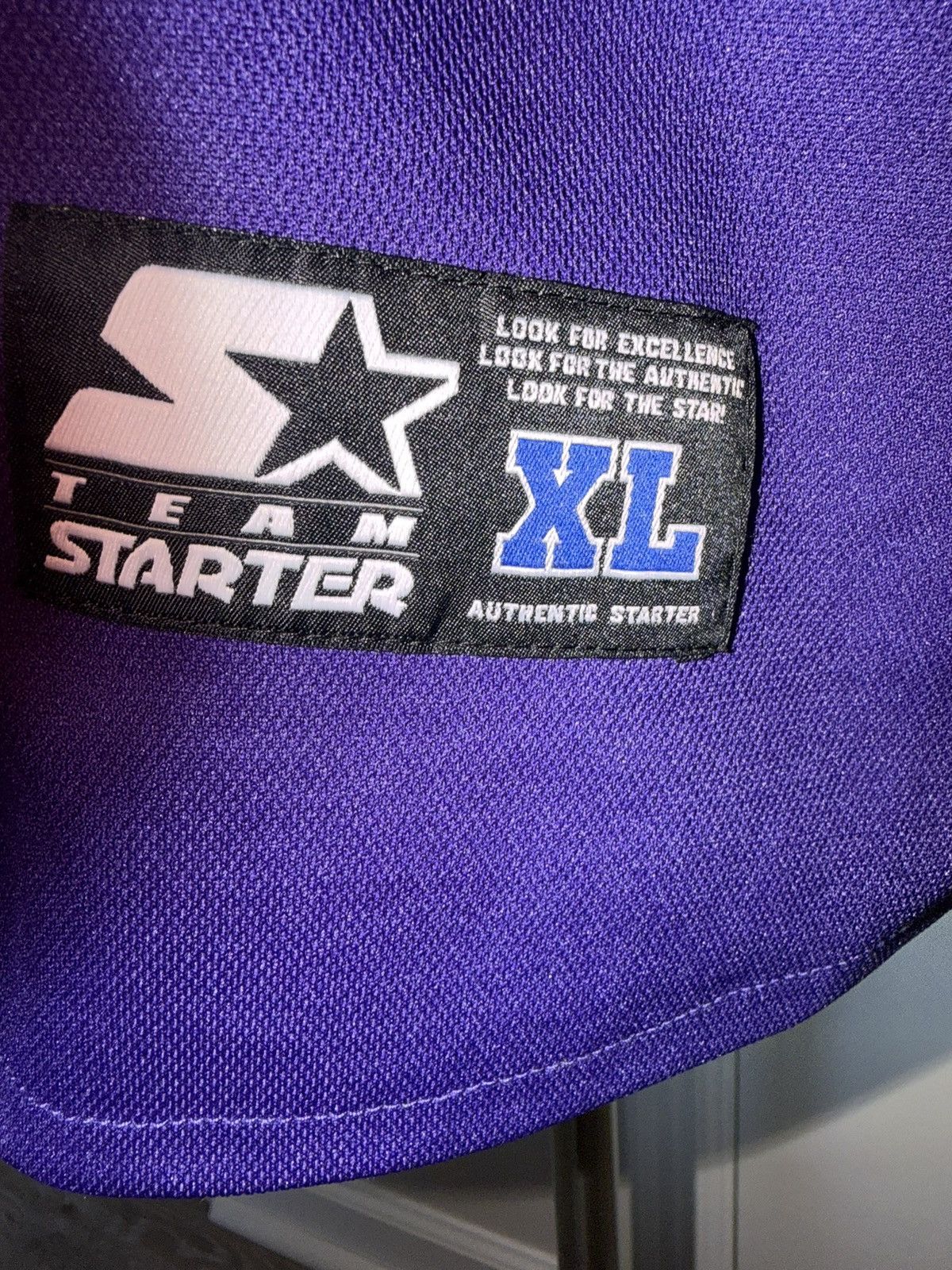 Starter LSU Tigers Team Starter Purple Men’s Baseball Jersey Size XL Size US XL / EU 56 / 4 - 7 Thumbnail