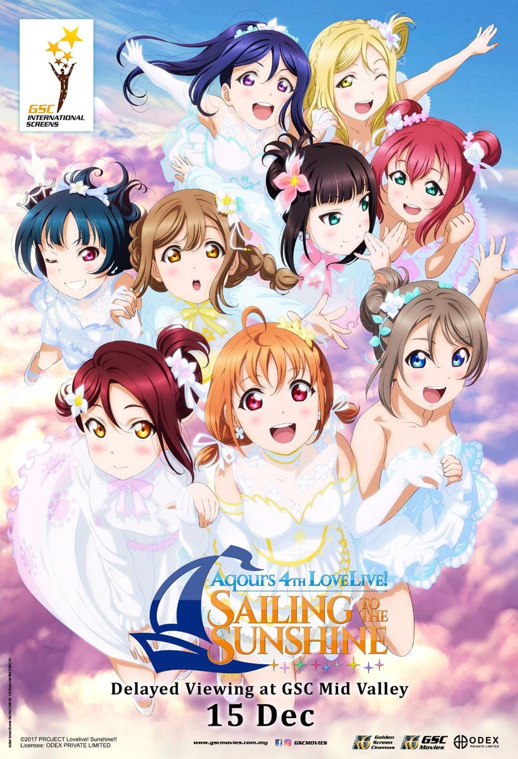 Japanese Brand Aqours 4th Love Live! -Sailing to the Sunshine- T Shirt Size US M / EU 48-50 / 2 - 12 Thumbnail