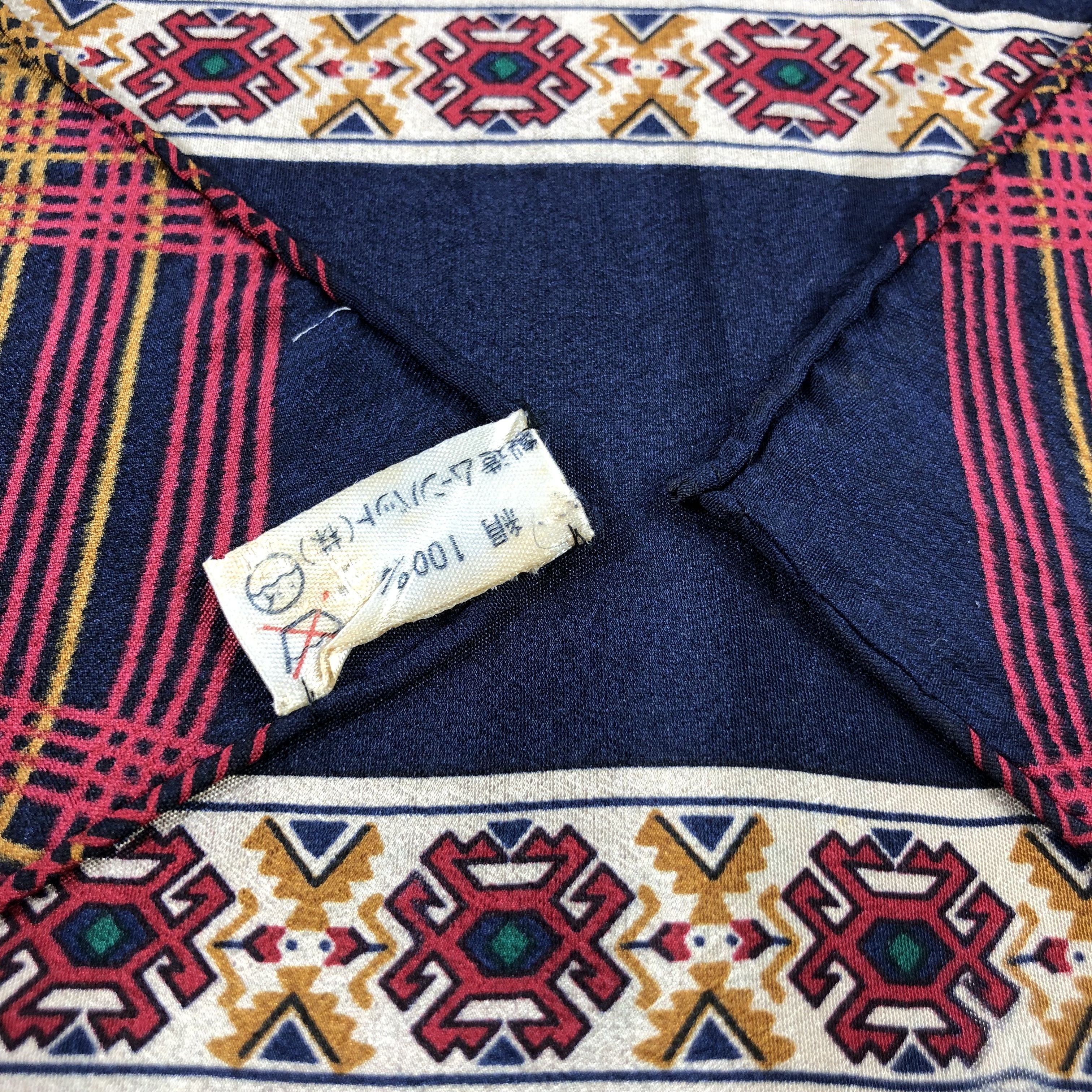 Hardy Amies Hardy Amies Silk Scarf M888 Size ONE SIZE - 4 Thumbnail