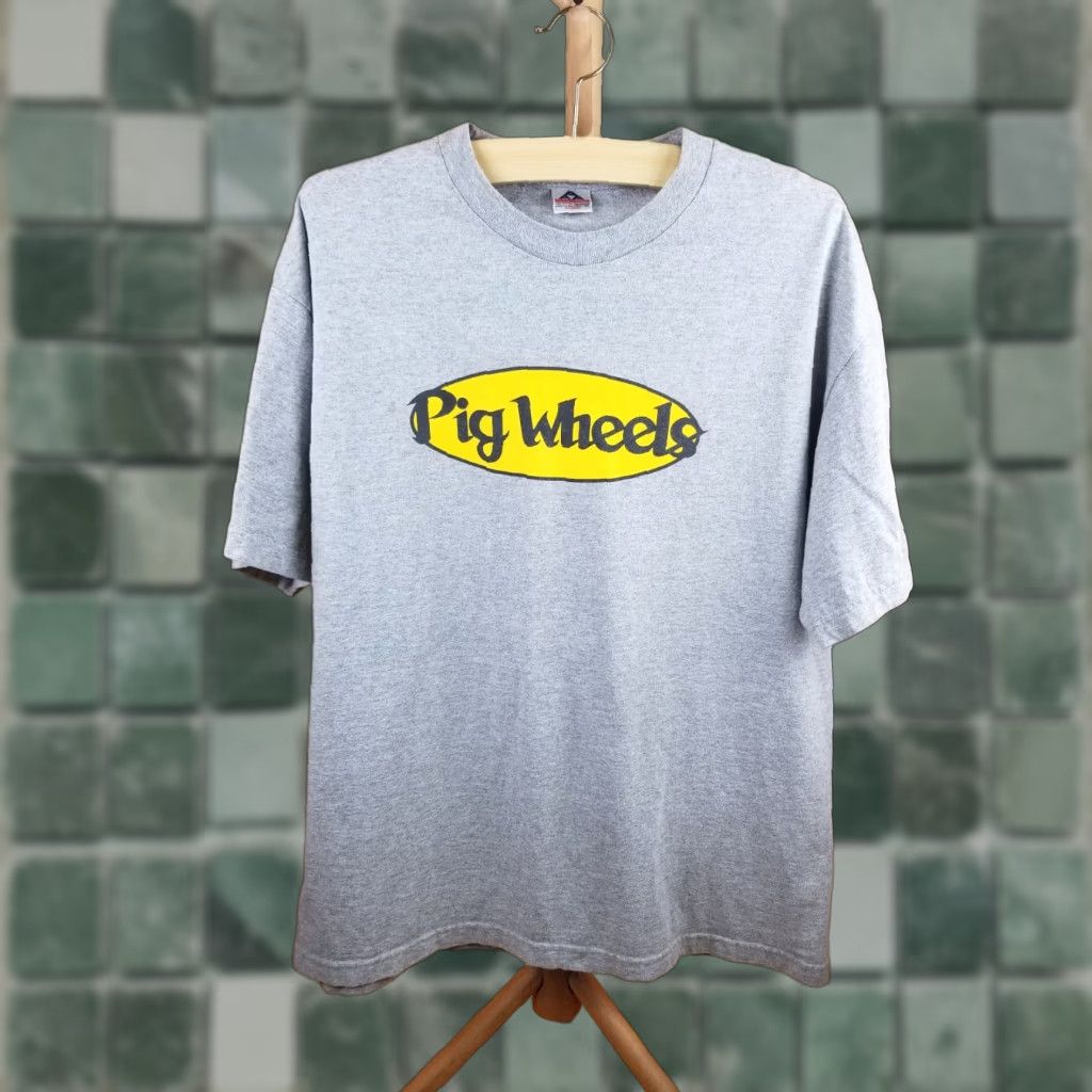 Vintage VINTAGE PIG WHEELS SKATEBOARD GRUNGE GRAY COTTON T-SHIRT XLARGE Shirt Men XS? Size US XL / EU 56 / 4 - 1 Thumbnail