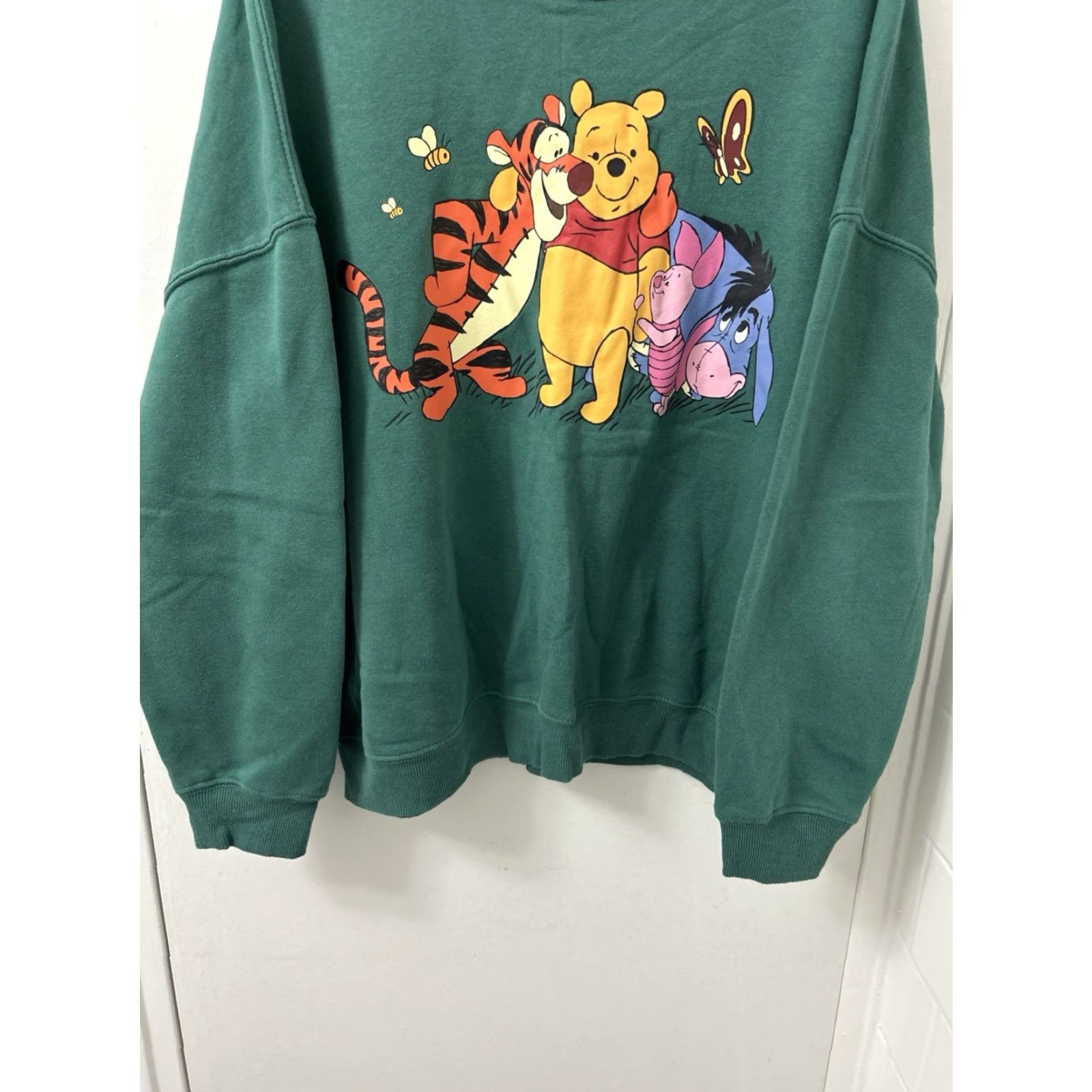 Disney VINTAGE Disney Winnie the Pooh Crewneck Womens XL Green Pullover Sweater Sweatshirt L/S Size XL / US 12-14 / IT 48-50 - 3 Thumbnail