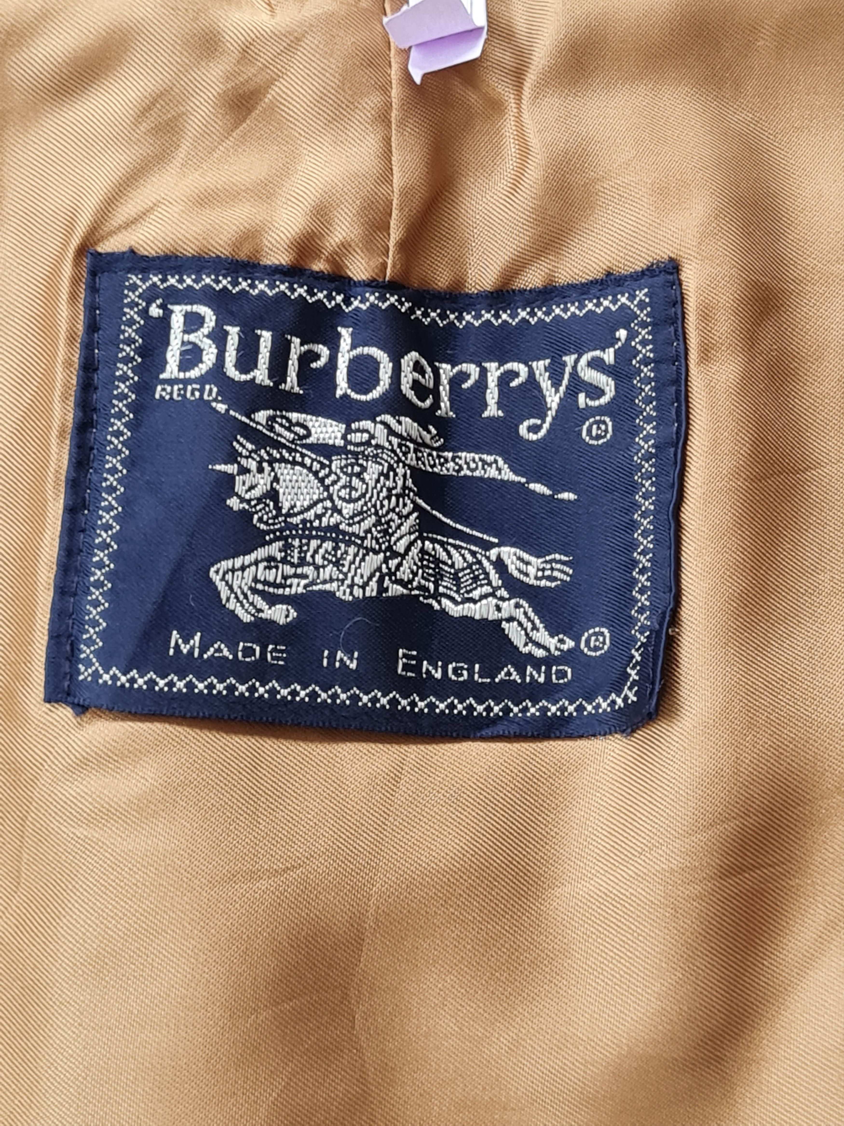 Burberry Prorsum Vintage Burberrys England Inner Lining Nova Check Size US L / EU 52-54 / 3 - 7 Thumbnail