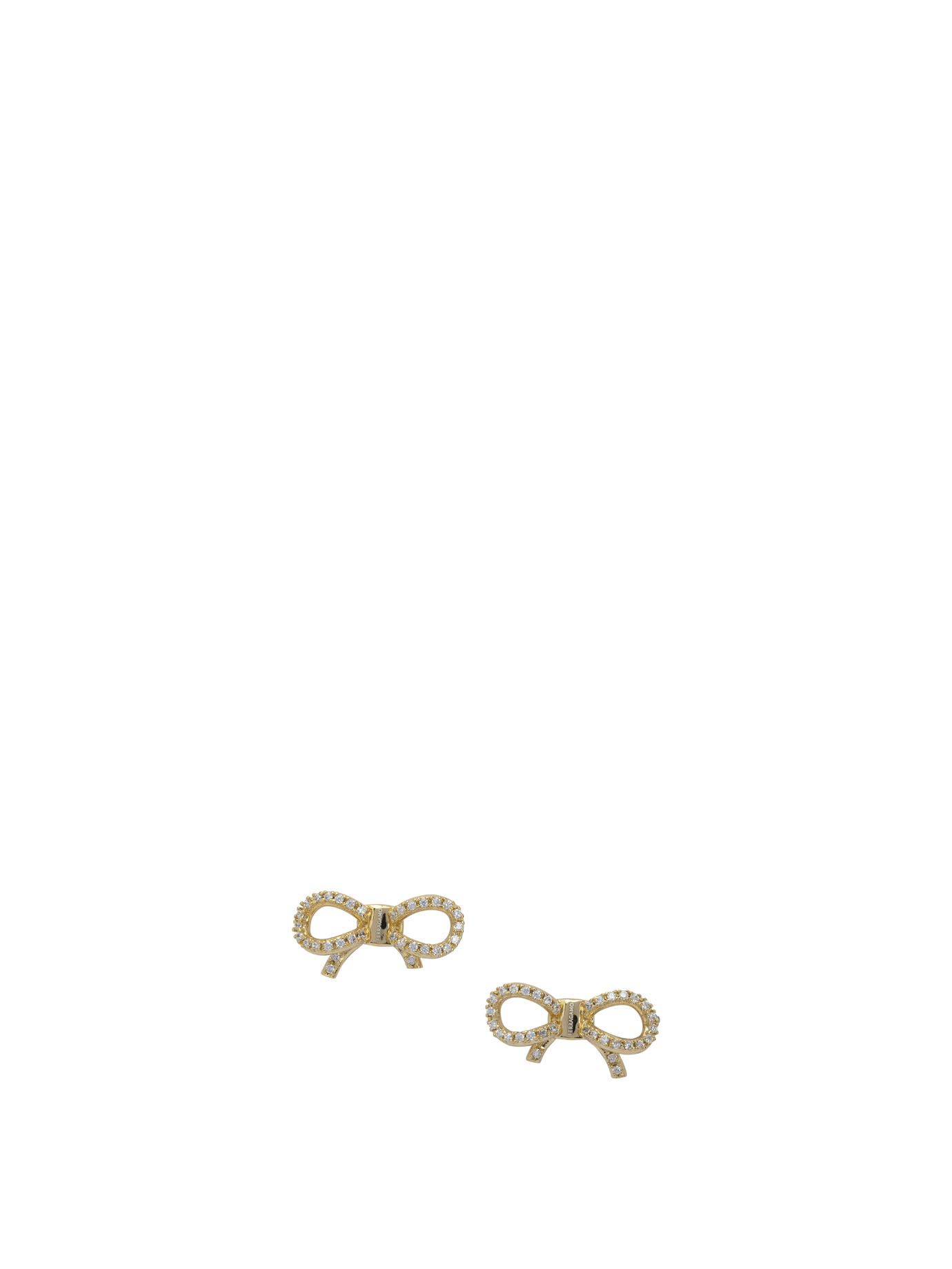 Salvatore Ferragamo Ferragamo Bow Earrings With Rhinestones UNI Women - USA Duties Paid Size ONE SIZE - 1 Thumbnail