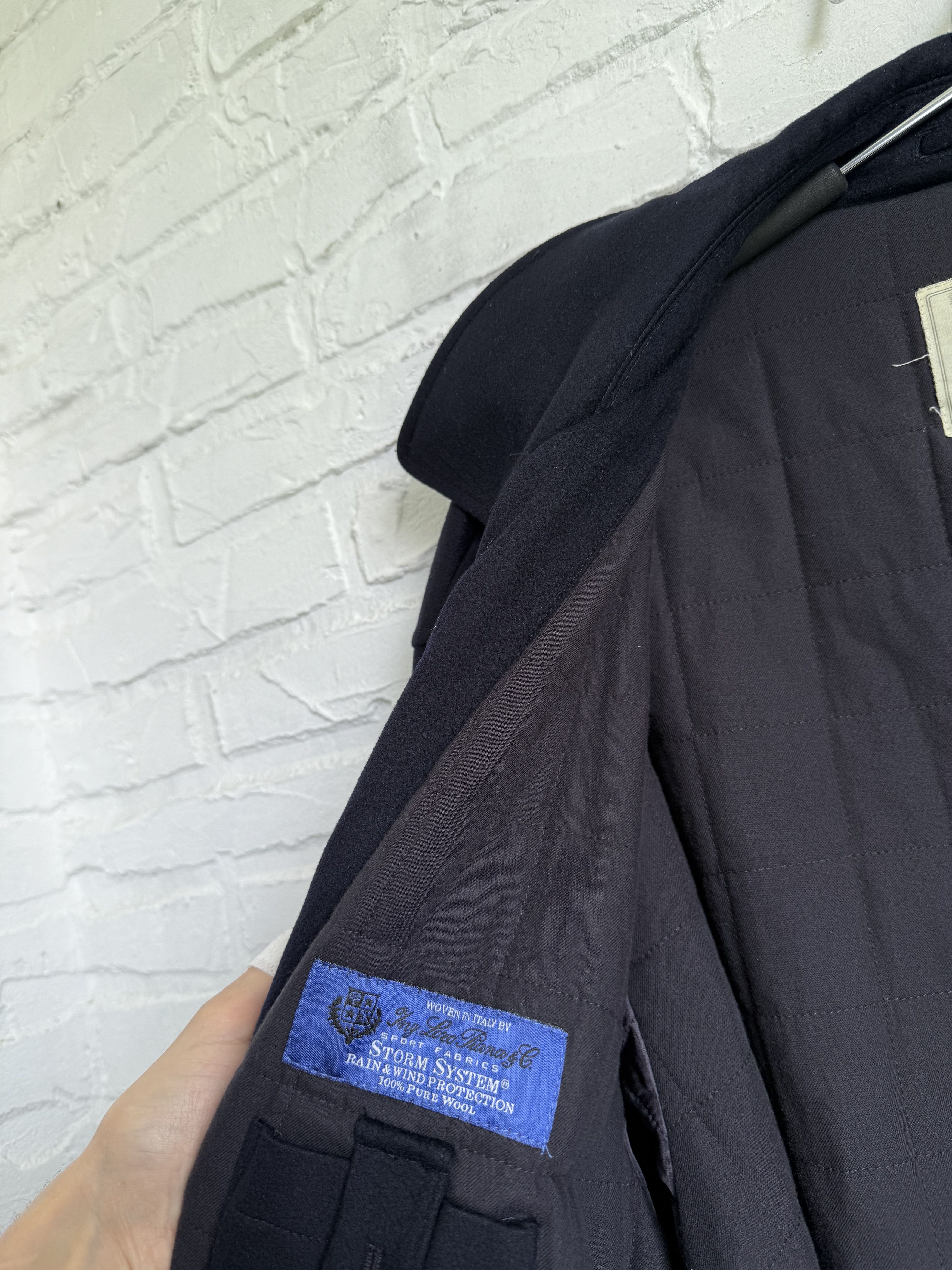 Brooks Brothers Brooks Brothers Loro Piana Storm System Wool Car Coat Jacket Size US XL / EU 56 / 4 - 5 Thumbnail