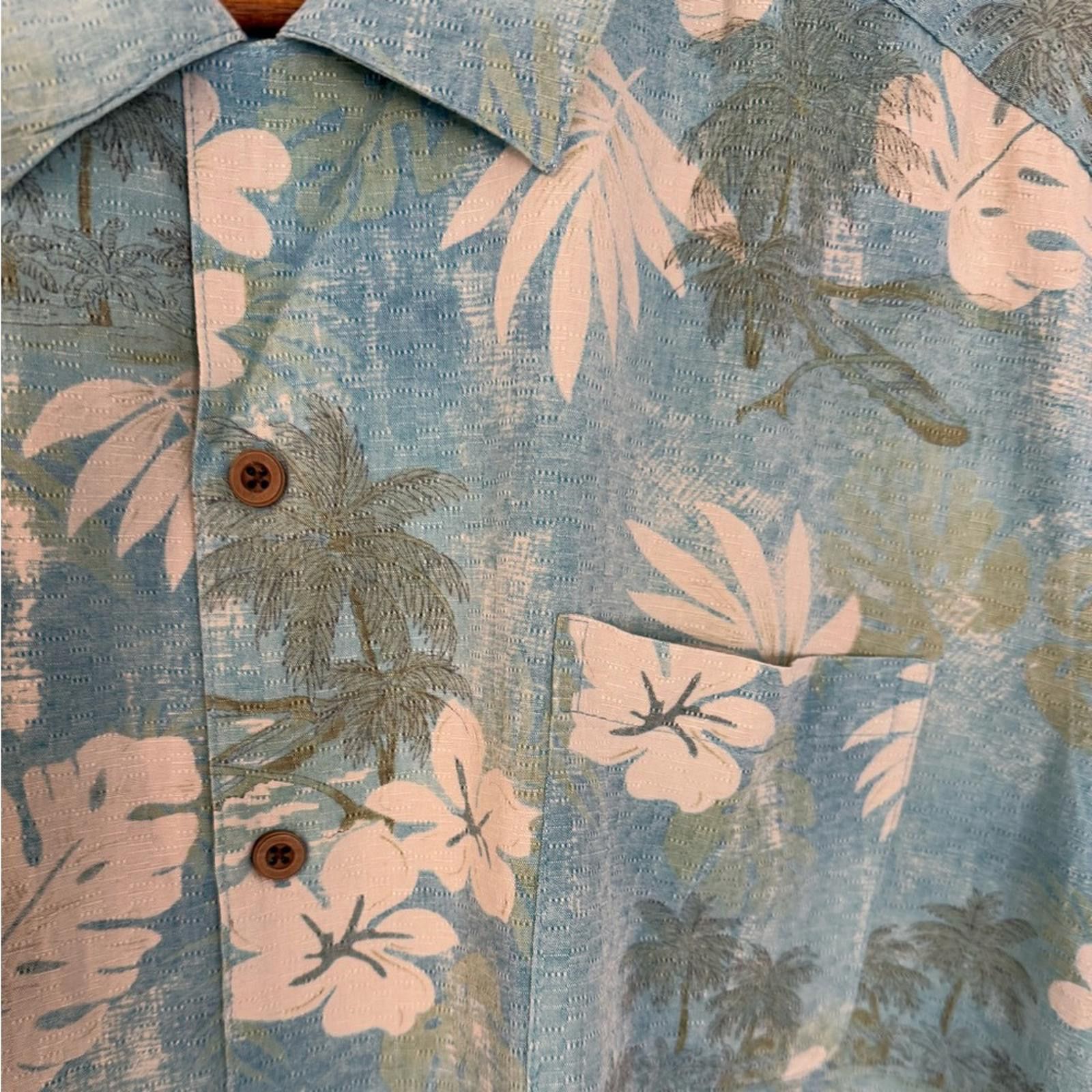 Other Bahama Bay Club Blue Floral Hawaiian Short Sleeve Shirt XL Size US XL / EU 56 / 4 - 5 Thumbnail