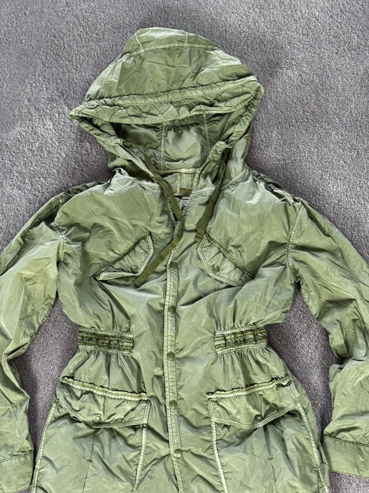 Diesel Diesel Vintage Nylon Military Vibe Vintage Parka Jacket Size M / US 6-8 / IT 42-44 - 2 Thumbnail