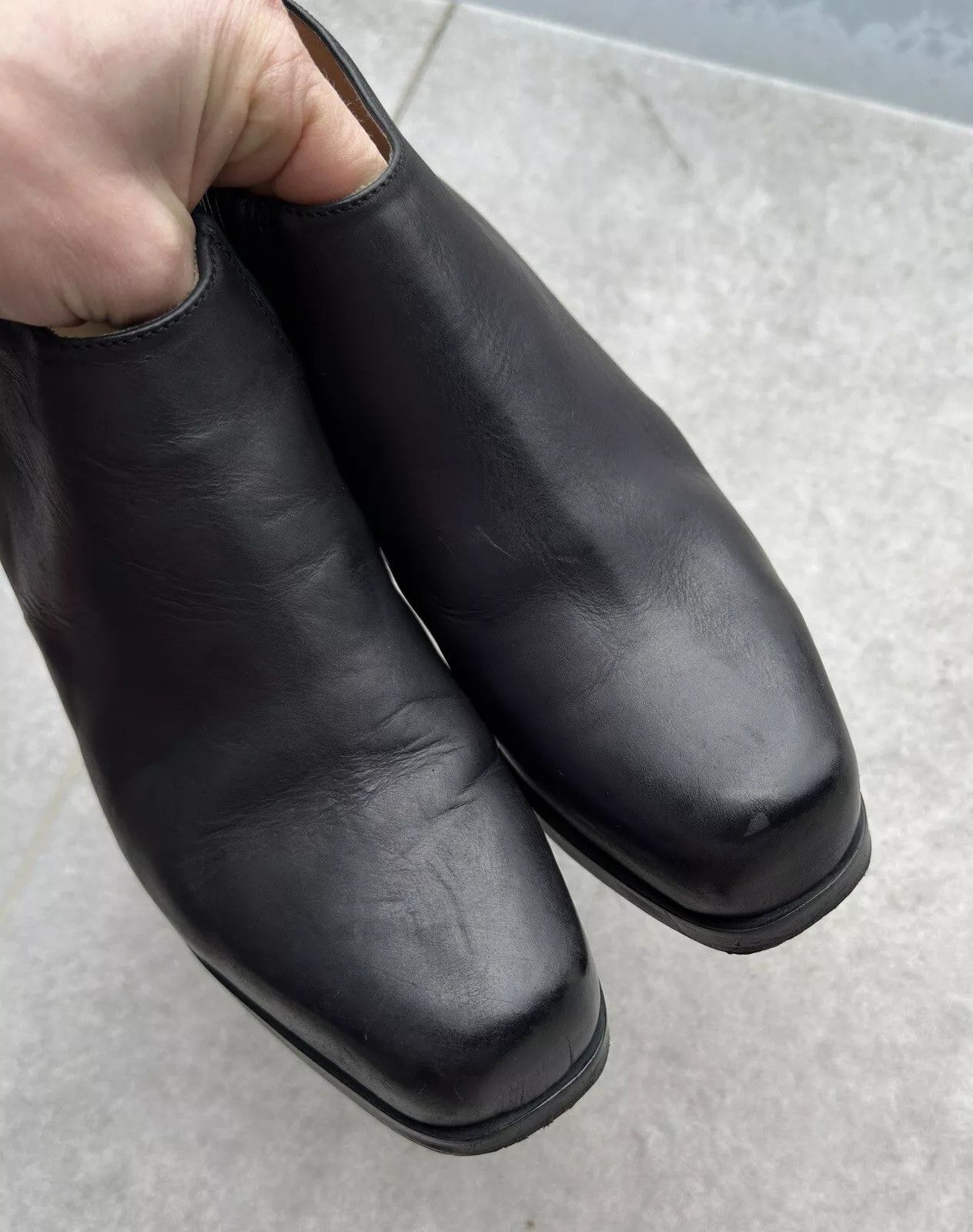Acne Studios Acne Studios Leather Pump Heel Shoes Platform Boots Womens Size US 7 / IT 37 - 10 Thumbnail