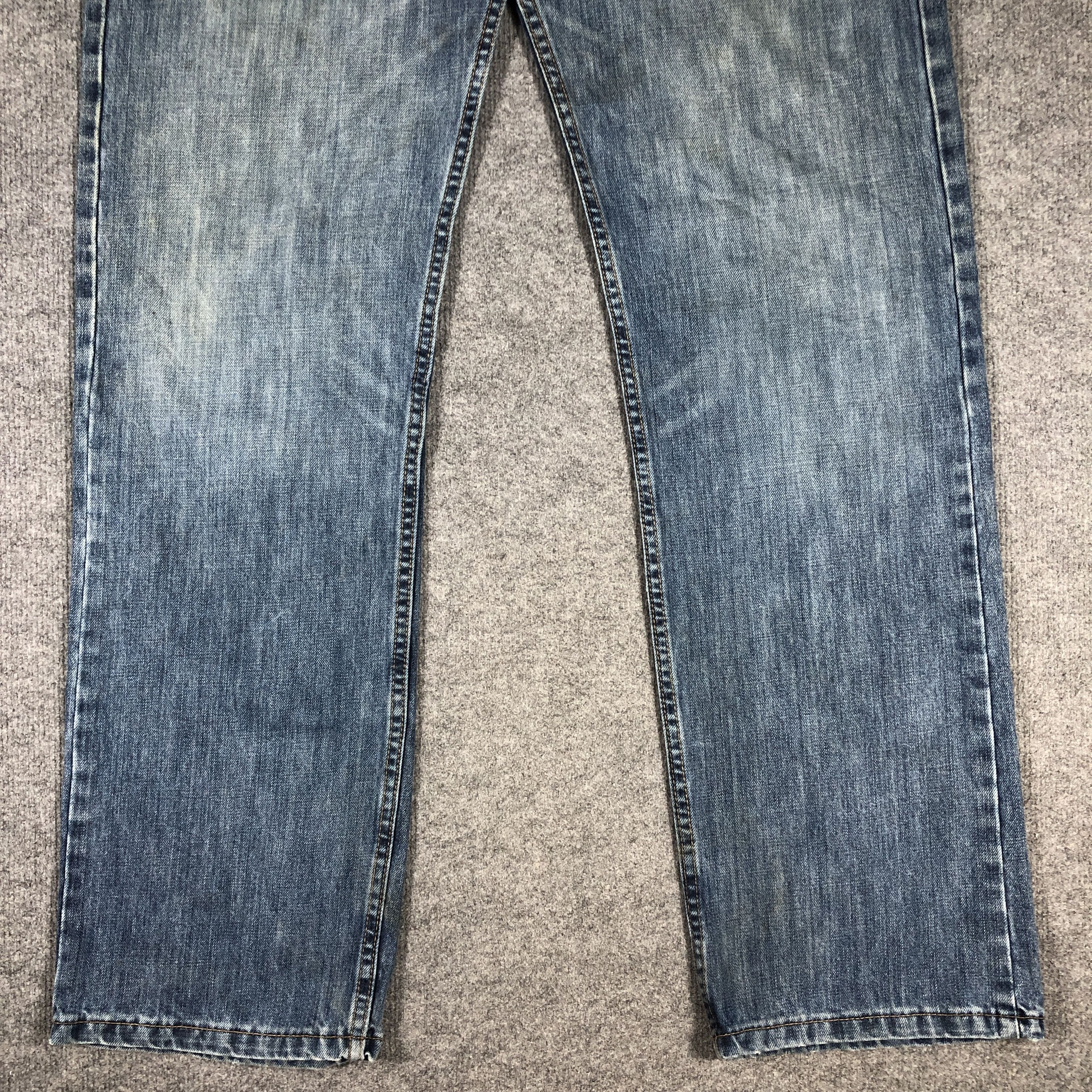 Vintage × Wrangler Vintage Wrangler Light Blue Wash Jeans L736 Size US 35 - 3 Thumbnail