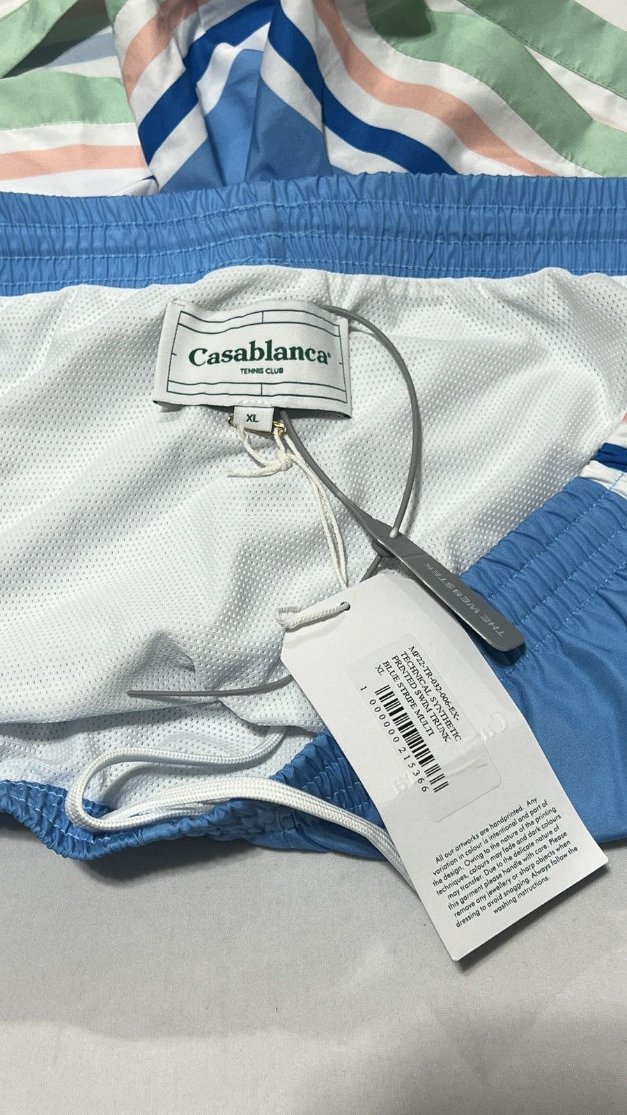 Casablanca Casablanca Technical Synthetic Printed Swim Shorts Size US 36 / EU 52 - 4 Thumbnail
