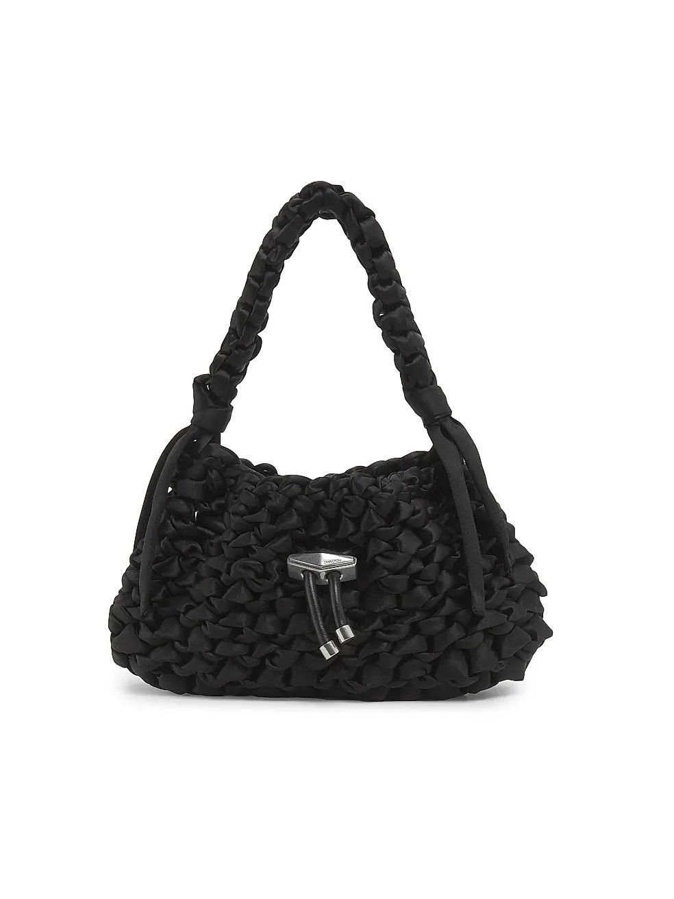 Jimmy Choo os11x0626 Size: OS / Cinch Woven Satin Top Handle Bag Size ONE SIZE - 1 Thumbnail
