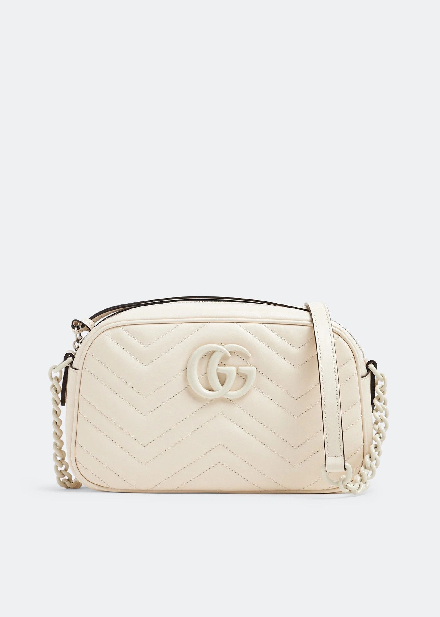 Gucci o1la5ras0526 Size: OS / GG Marmont Small Shoulder Bag Ivory Size ONE SIZE - 1 Thumbnail
