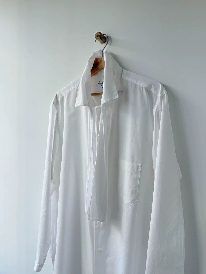 Yohji Yamamoto Yohji Yamamoto 2017 AW Mainline Show Ribbon Shirt Size US L / EU 52-54 / 3 - 5 Thumbnail