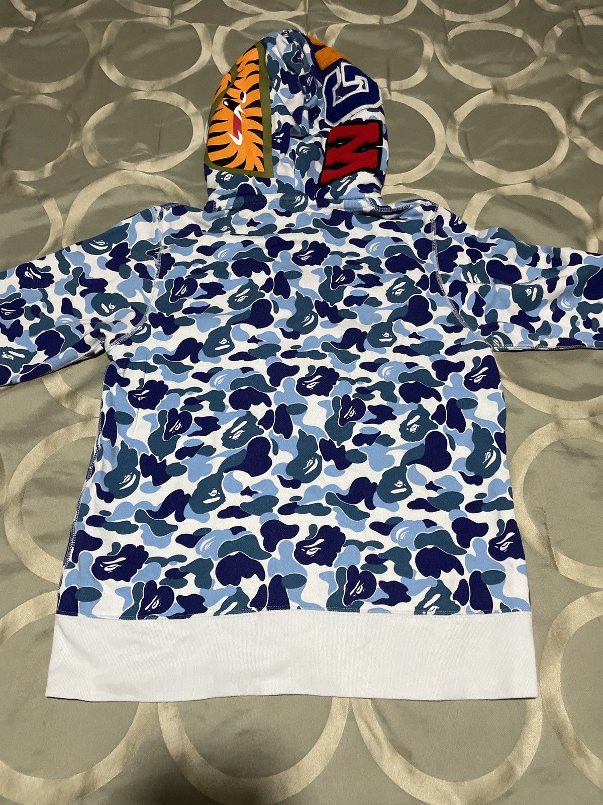 Bape Bape ABC blue camo double shark hoodie S Size US S / EU 44-46 / 1 - 6 Thumbnail