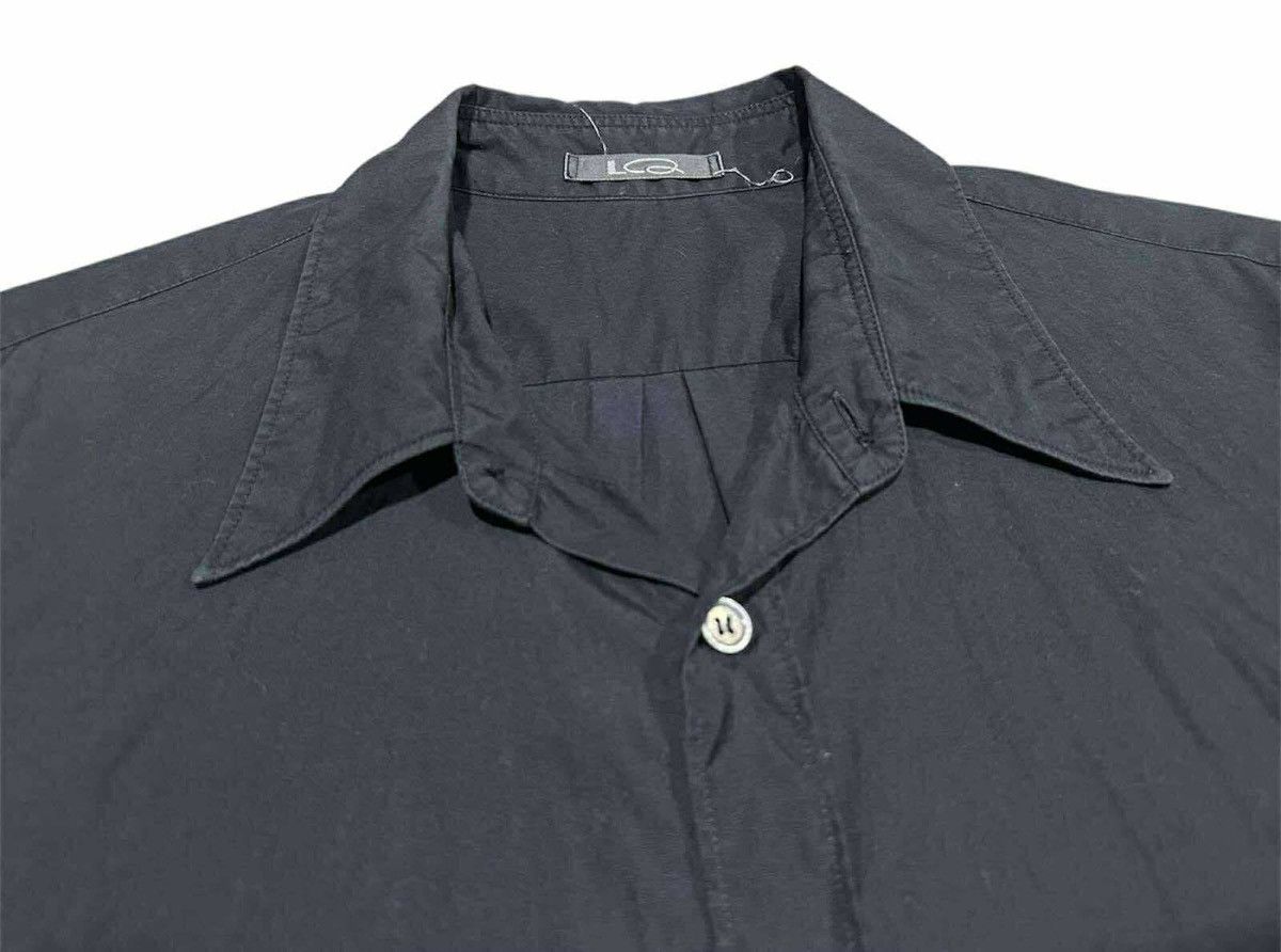 Yohji Yamamoto 🔥Rare Vintage LQ Yohji Yamamoto Black Shirt Size US L / EU 52-54 / 3 - 4 Thumbnail