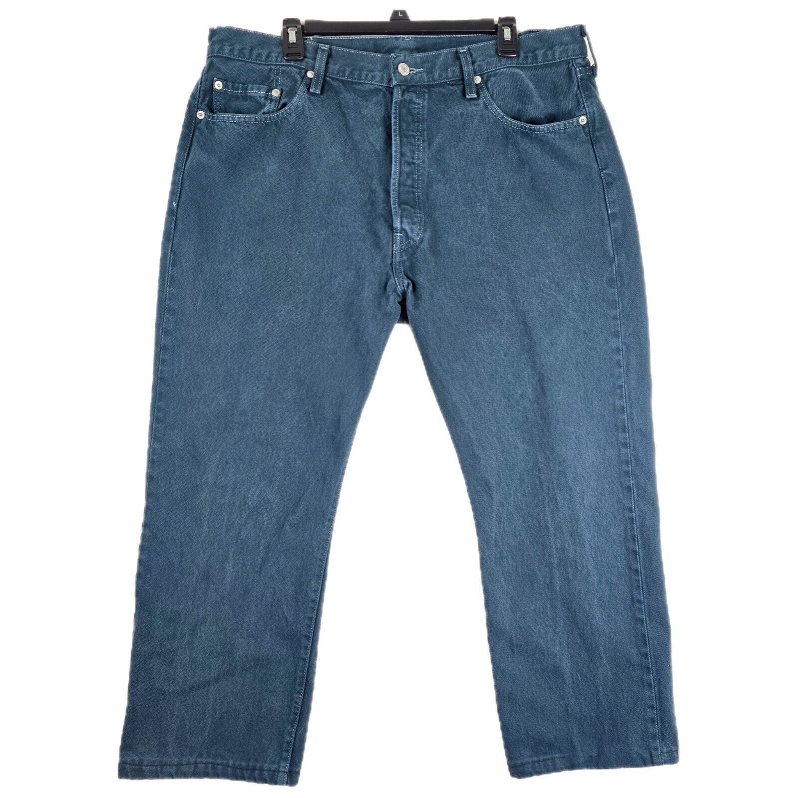 Levi's Vintage Levis 501 Straight Dark Blue Mens Jeans sz 40x30 Size US 40 / EU 56 - 1 Thumbnail