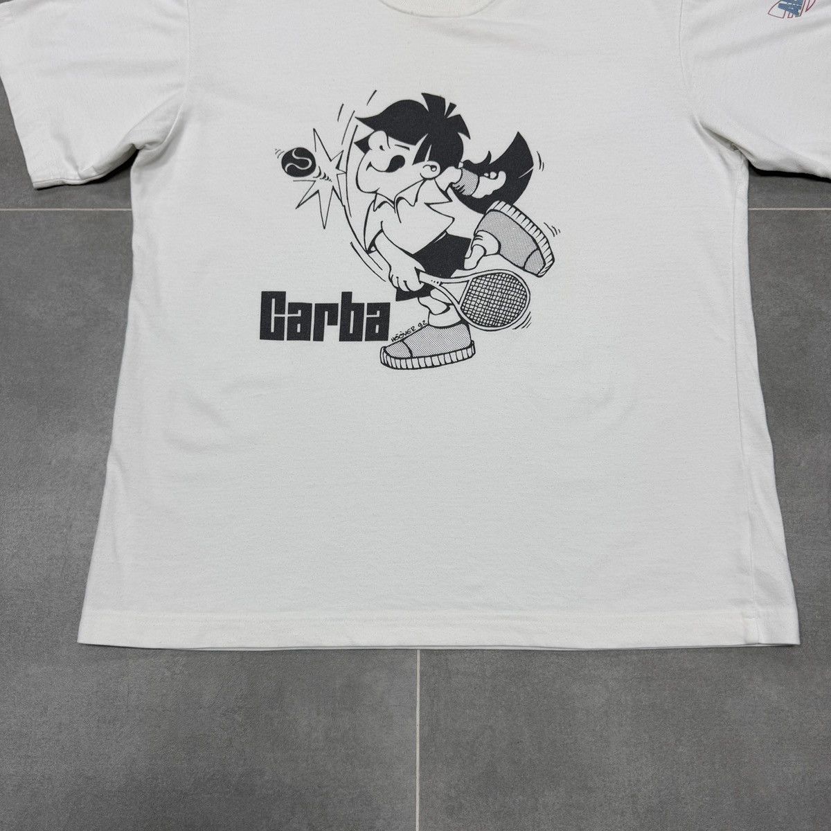Adidas × Vintage Vintage Adidas Carba Tennis T-Shirt Size M Size US M / EU 48-50 / 2 - 4 Thumbnail