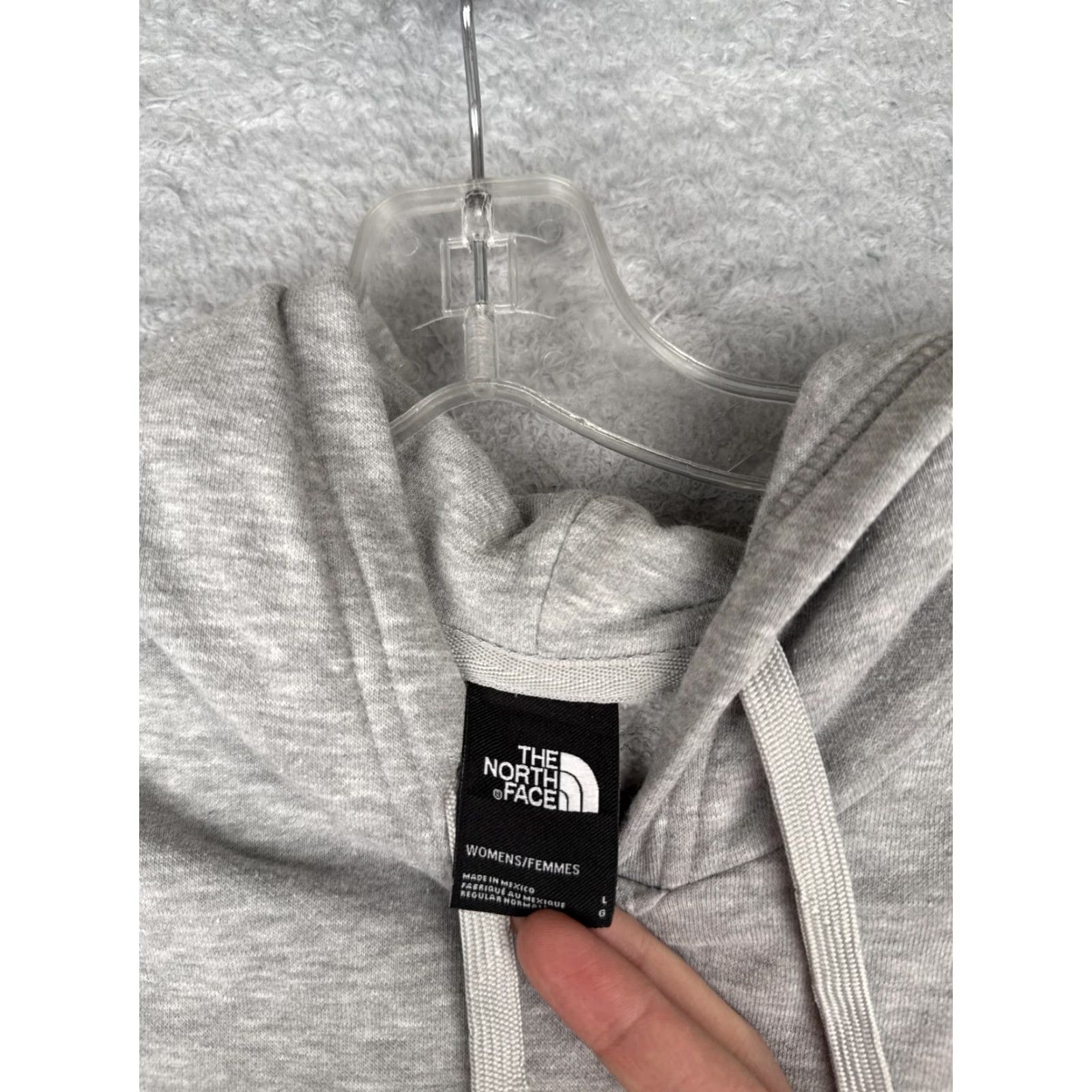 The North Face The North Face Hoodie Womens Large Gray Pullover Half Dome Logo Sweatshirt Womens Size L / US 10 / IT 46 - 7 Thumbnail