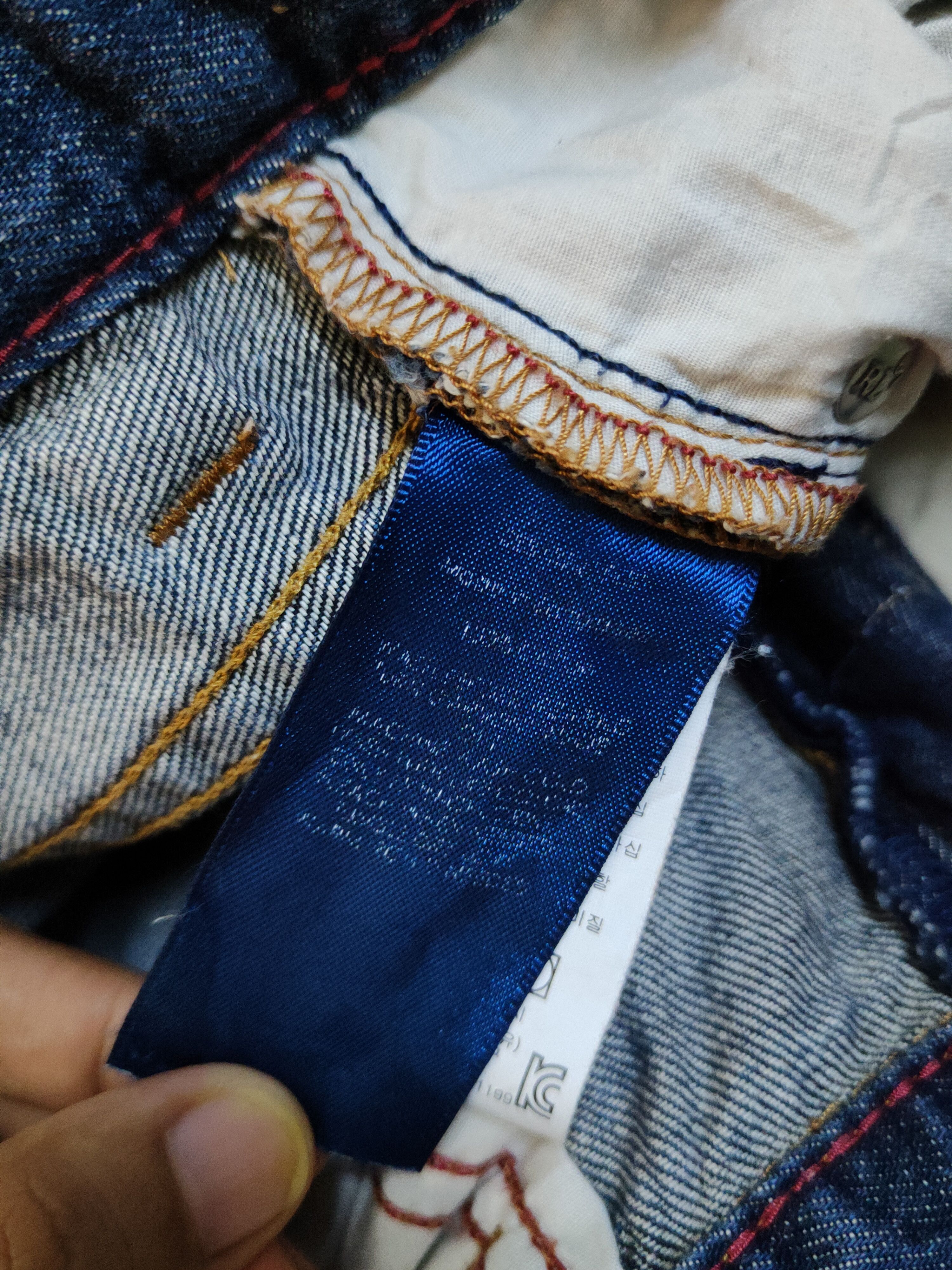 Polo Ralph Lauren Polo Ralph Lauren skater Blue Distressed ripped Denim #S1593 Size US 27 - 18 Thumbnail