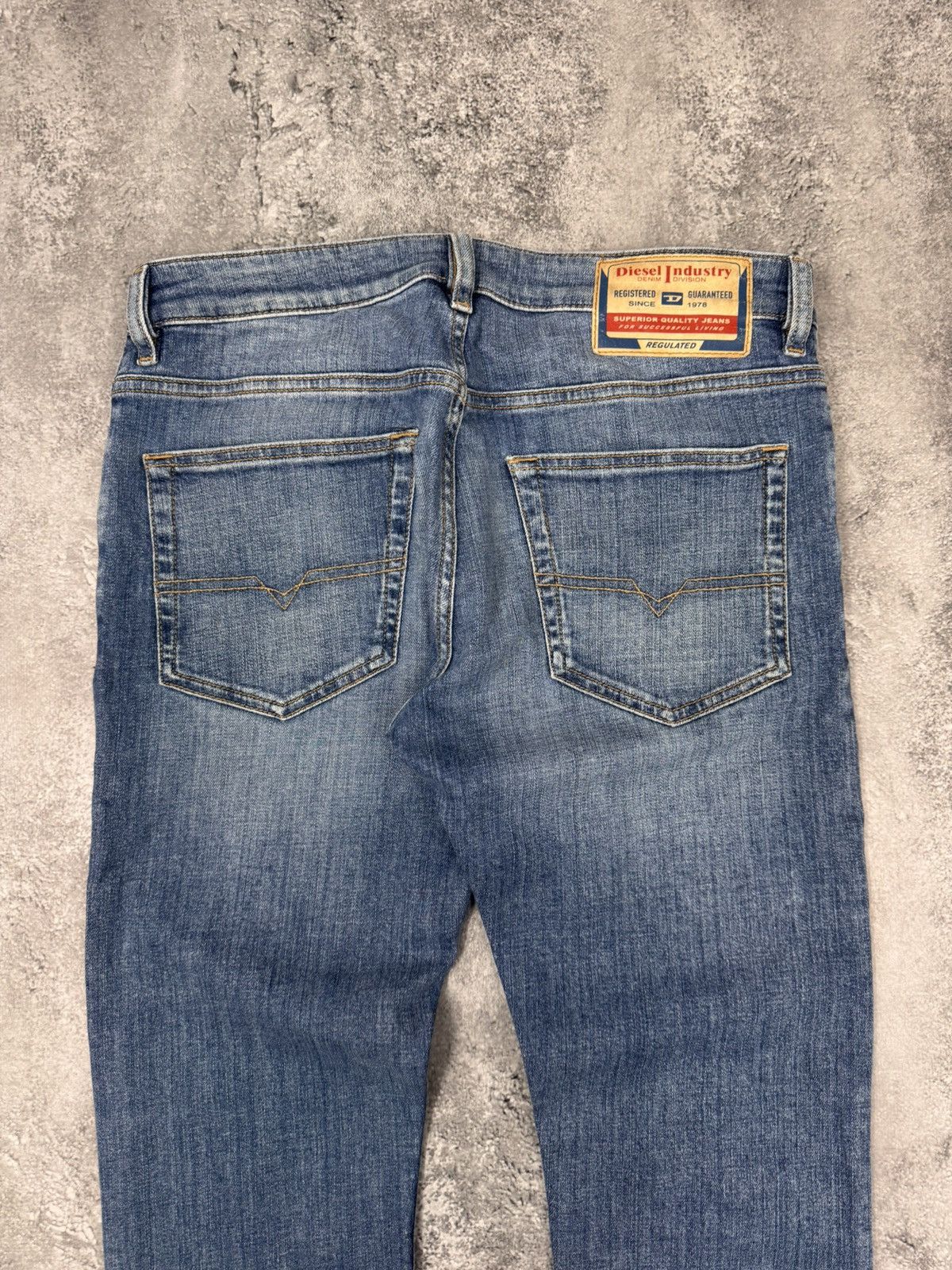Diesel Diesel Men Cotton Elastane Jeans Denim Pants Blue Size30 Size US 30 / EU 46 - 2 Thumbnail