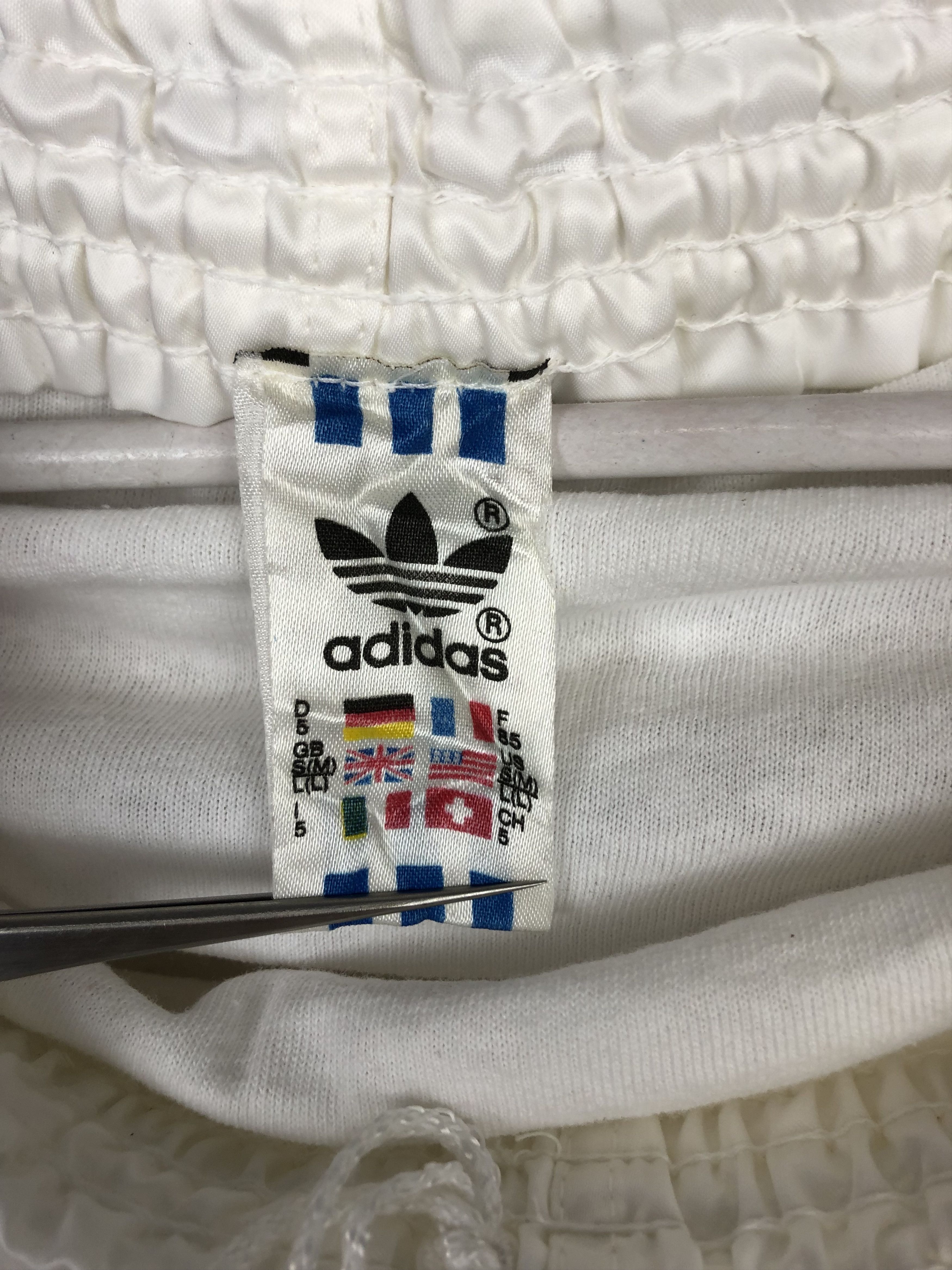 Adidas Vintage Adidas West Germany Nylon White Shorts Athletic Size US 32 / EU 48 - 8 Thumbnail
