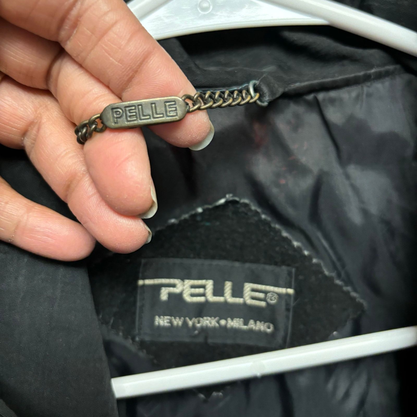 Other Vintage 90s Pelle Leather Parka Jacket Streetwear New York Size US M / EU 48-50 / 2 - 4 Thumbnail
