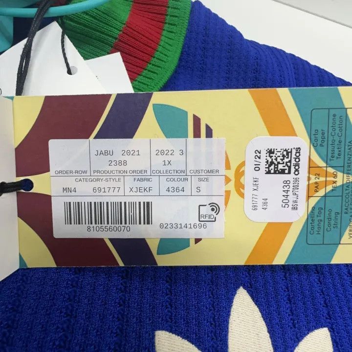 Gucci Gucci Gucci x Adidas Colorful Logo Embroidered Polo -2506 Size US S / EU 44-46 / 1 - 4 Thumbnail