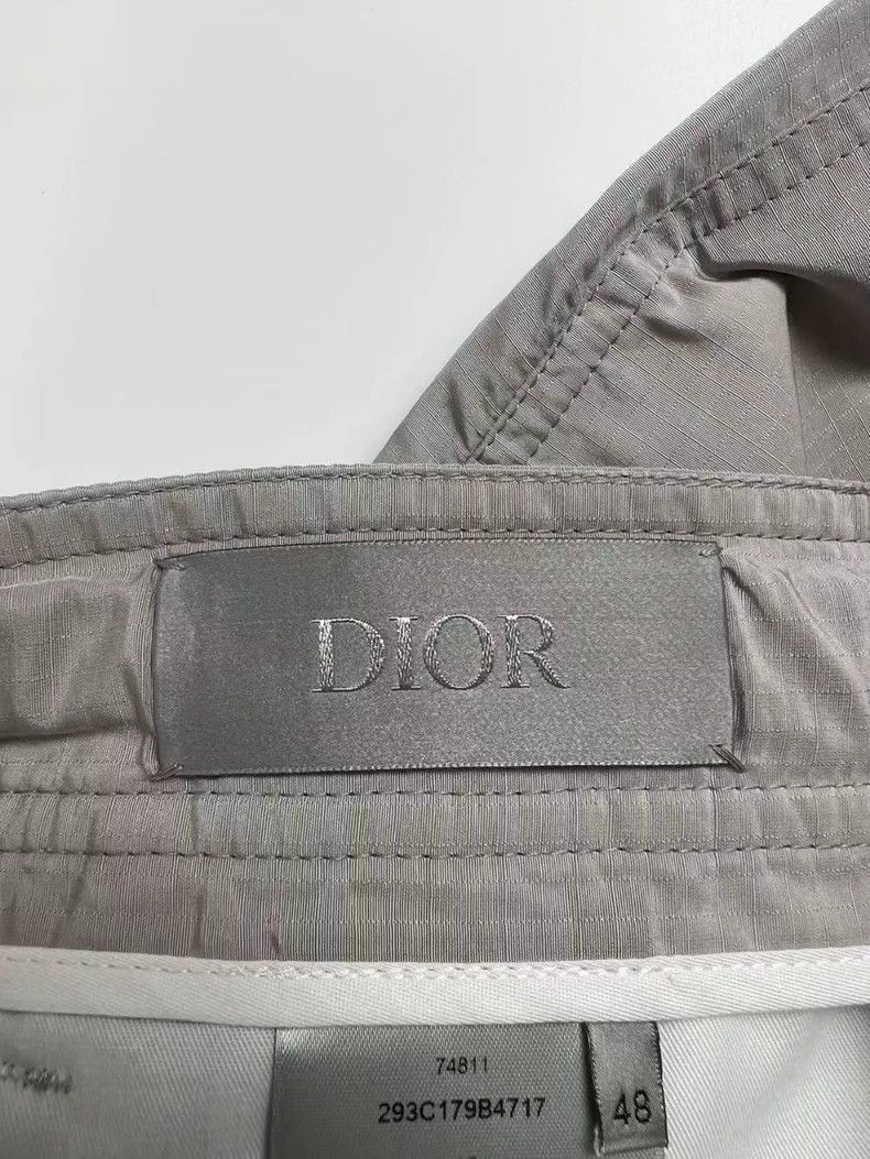 Dior Dior Dior Gray 1947 Logo Lock Shorts-2507 Size 41" - 4 Thumbnail