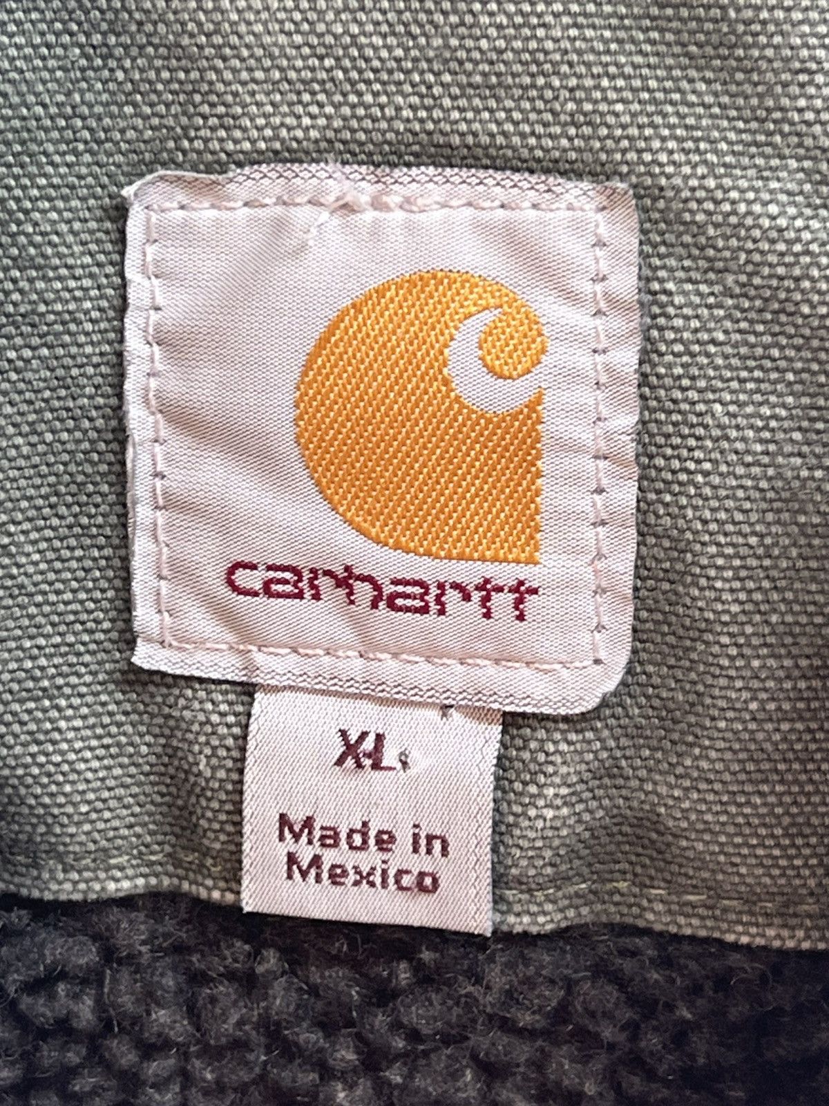 Carhartt Carhartt Sherpa Lined Green Hooded Jacket Size XL 104392-MOS Size US XL / EU 56 / 4 - 3 Thumbnail