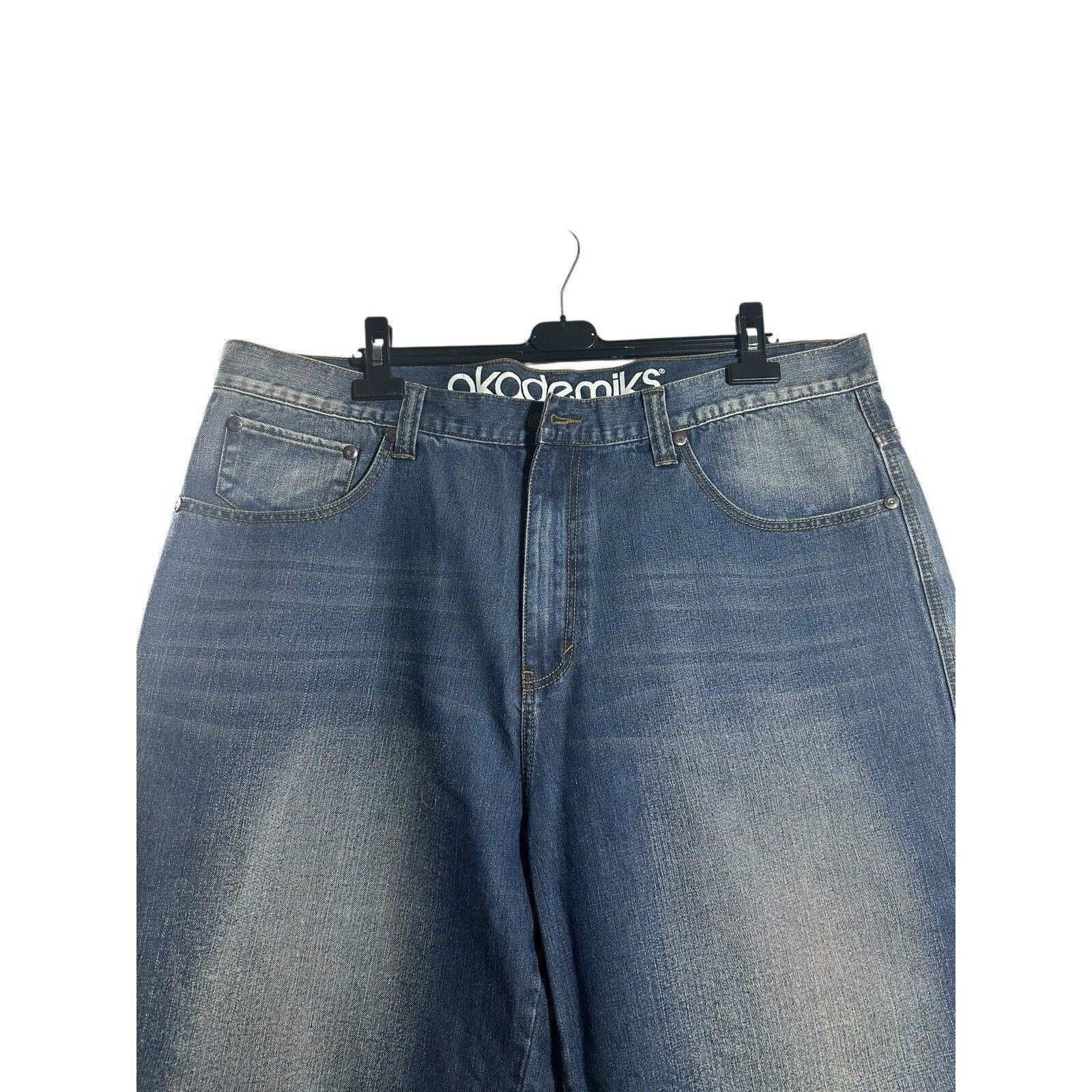 Akademiks Vintage Akademiks Jean Shorts Jorts Y2K Hip Hop Baggy Skater Size US 44 / EU 60 - 2 Thumbnail