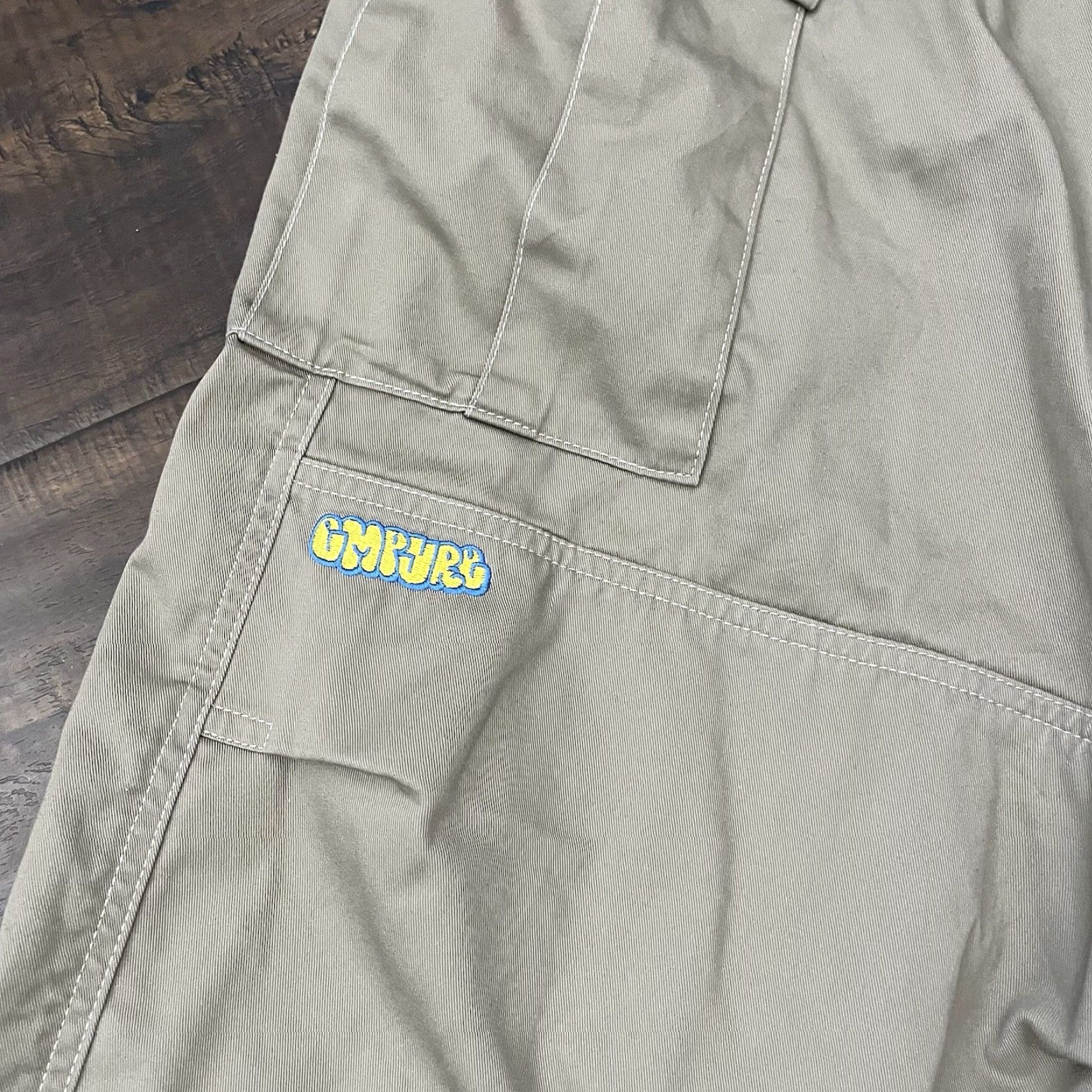 Empyre VINTAGE Empyre Cargo Pants Men 36x28 Baggy Carpenter Double Knee Drawstring Casual Workwear 90s Grunge Denim Size US 36 / EU 52 - 6 Thumbnail