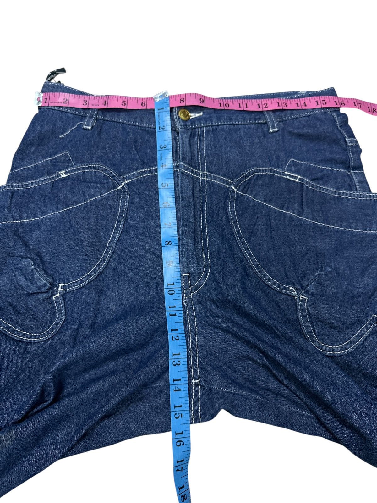 Kapital Mericbecoup Issey Miyake Blue Indigo . Size US 32 / EU 48 - 3 Thumbnail