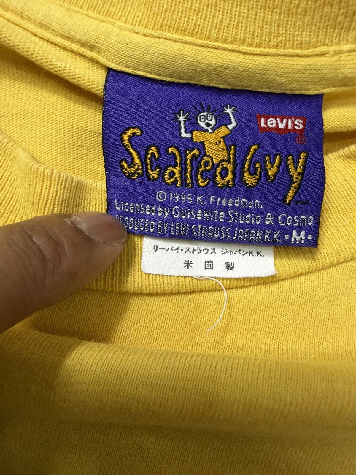 Levi's Vintage 1995 Levis Scared Guy by K Freedman Size US M / EU 48-50 / 2 - 6 Thumbnail