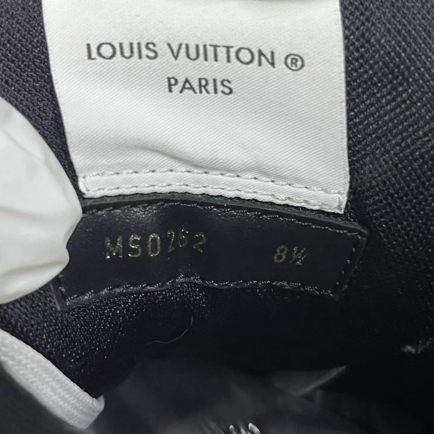 Louis Vuitton Louis Vuitton B&W Calfskin Lace-Up Low-Top Sneakers Size US 8.5 / EU 41-42 - 5 Thumbnail