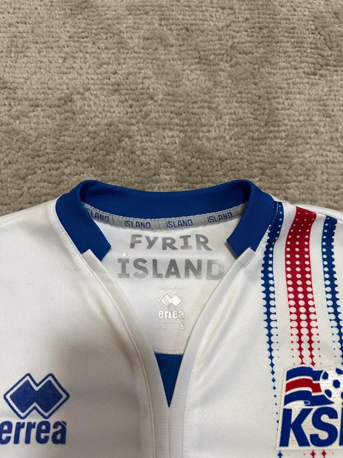 Errea ICELAND 2016/17 AWAY FOOTBALL SHIRT SOCCER JERSEY ERREA sz S Size US S / EU 44-46 / 1 - 5 Thumbnail