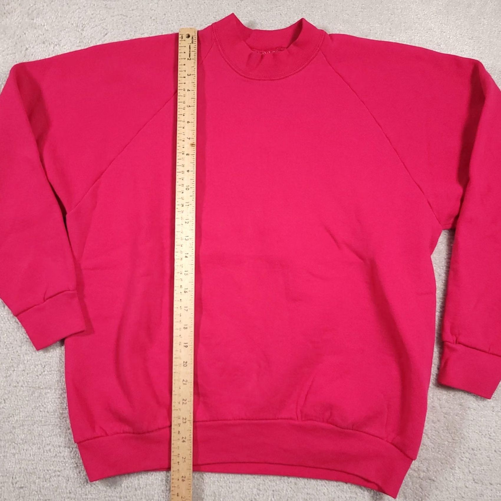 Fruit Of The Loom VINTAGE Fruit of the Loom Sweatshirt Mens XL Pink Crewneck Pullover Fleece 90s USA Size US XL / EU 56 / 4 - 5 Thumbnail