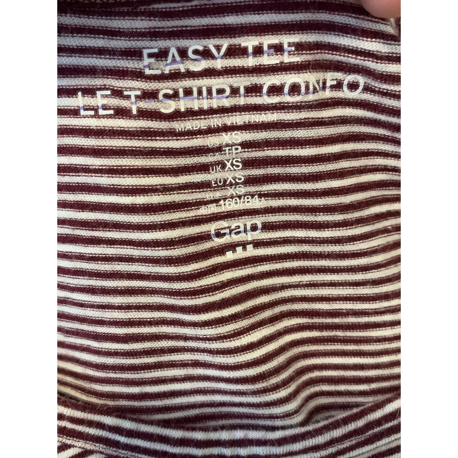 Gap Gap red white striped long sleeves top size XS Size XS / US 0-2 / IT 36-38 - 3 Thumbnail
