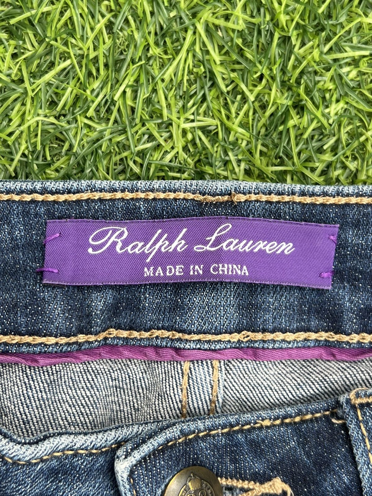 Polo Ralph Lauren Ralph Lauren Purple Label "Straight Fit" Hand-Brushed Denim Size US 32 / EU 48 - 3 Thumbnail