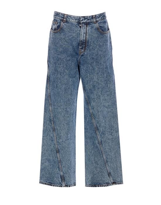 Alaia ALAIA Women Denim Pants AA9P1161T535A 524 Blue Size 27" / US 4 / IT 40 - 1 Thumbnail
