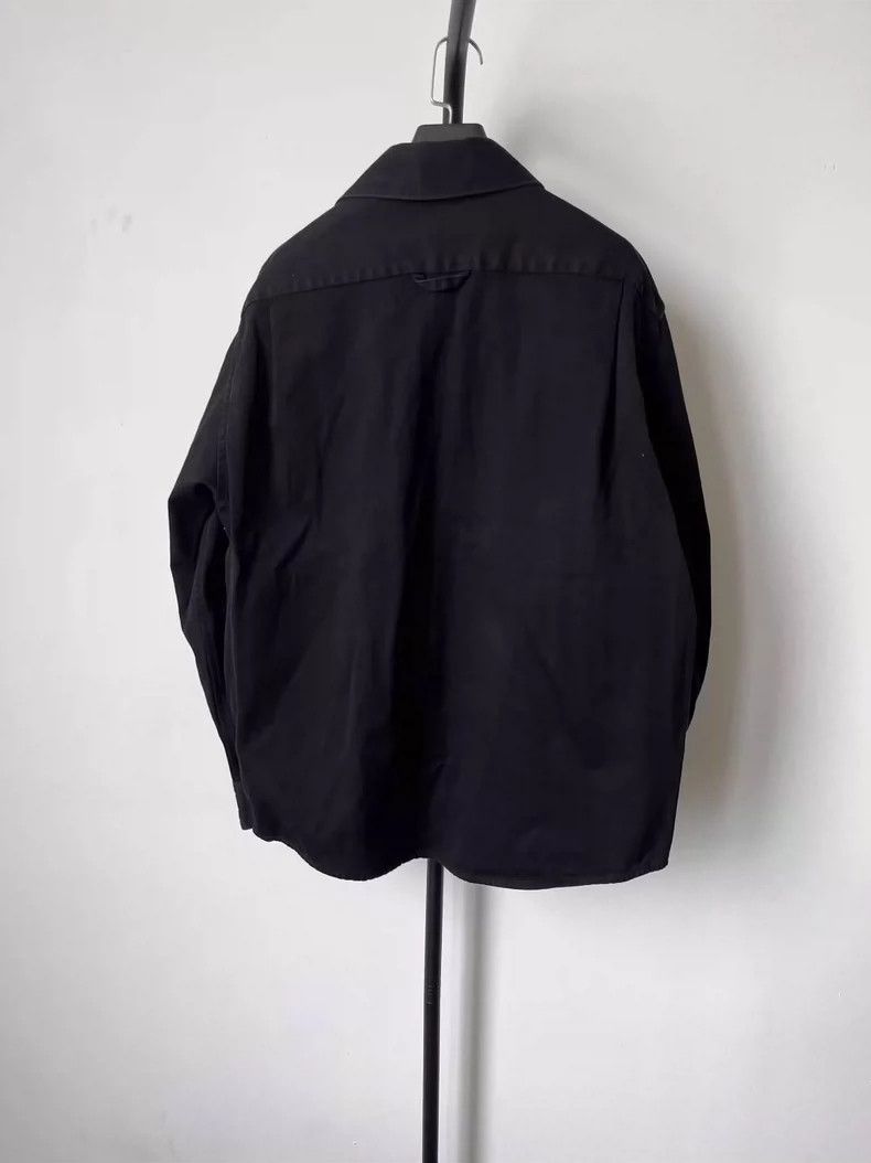 Acne Studios Acne Studios Black solid-color lapel zipper long-sleeved j Size US M / EU 48-50 / 2 - 2 Thumbnail