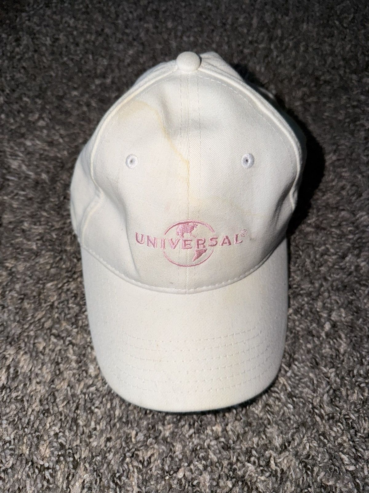 Universal Studios White Universal Studios Hat Pink OS Size ONE SIZE - 1 Thumbnail