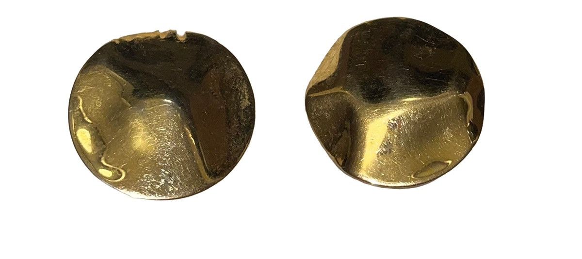 Vintage Vintage 80’s Monet Hammered Dome Earrings Size ONE SIZE - 7 Thumbnail