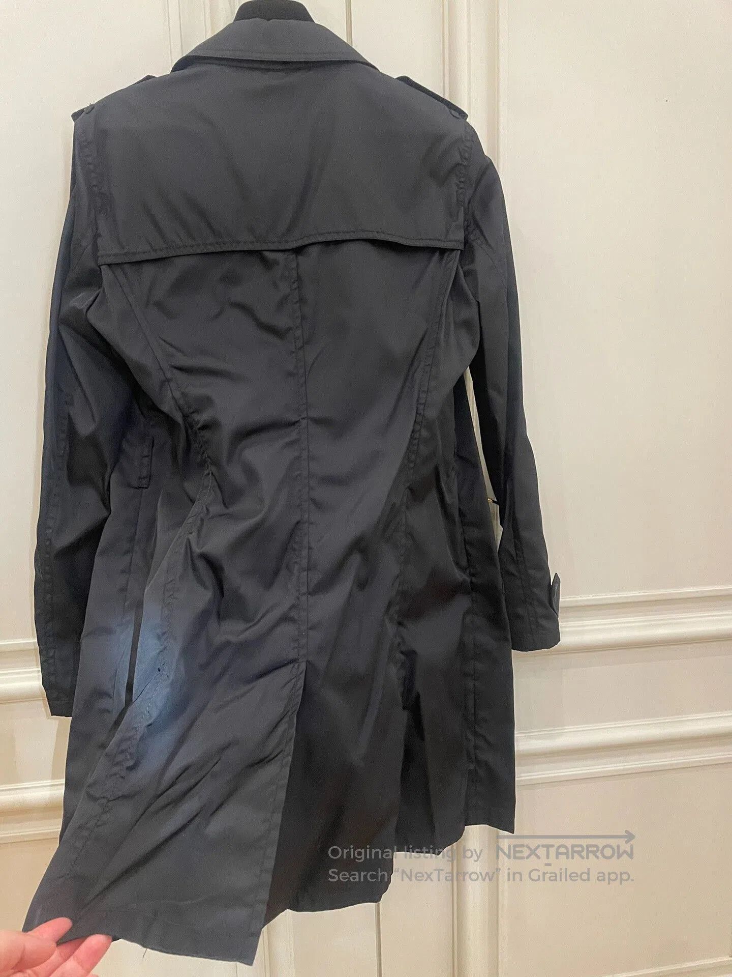 Prada Prada Black Trench Coat Size 42. Size US XS / EU 42 / 0 - 3 Thumbnail