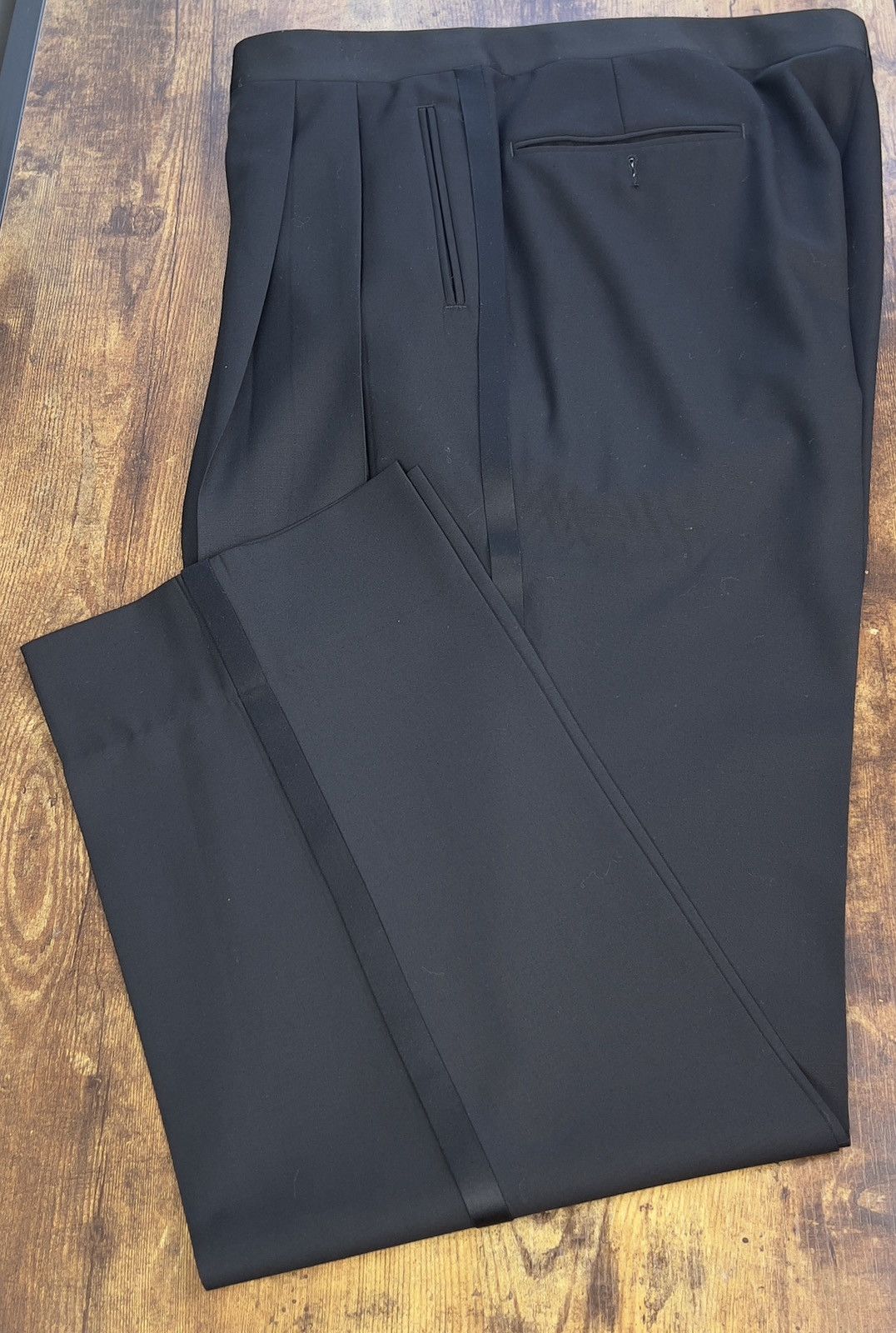 Canali Canali Black Double-Breasted Tuxedo Suit Size 42L - 4 Thumbnail