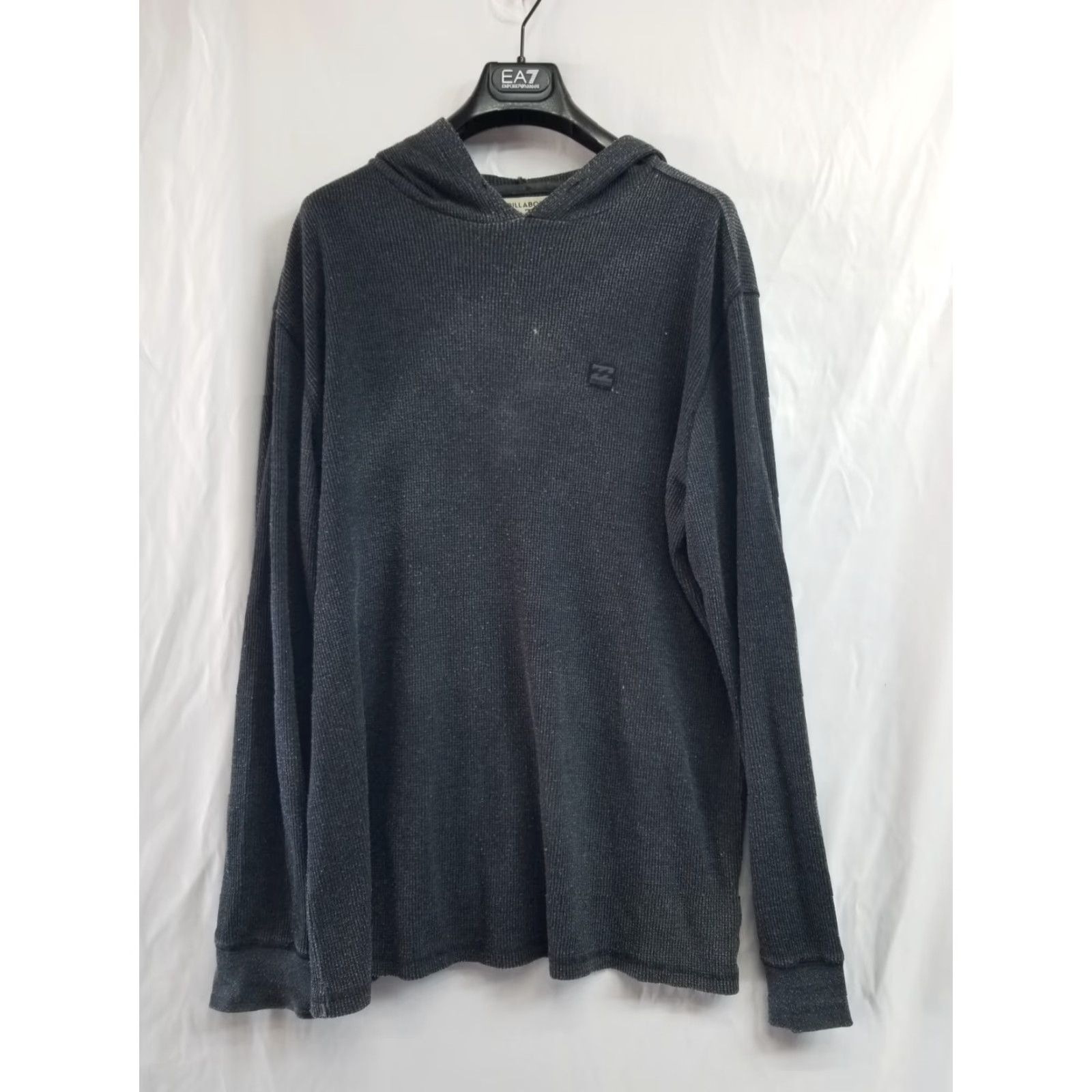 Billabong Billabong Hooded Shirt Mens Large Gray Lightweight Long Sleeve Hoodie Pullover Drawstring Size US L / EU 52-54 / 3 - 2 Thumbnail
