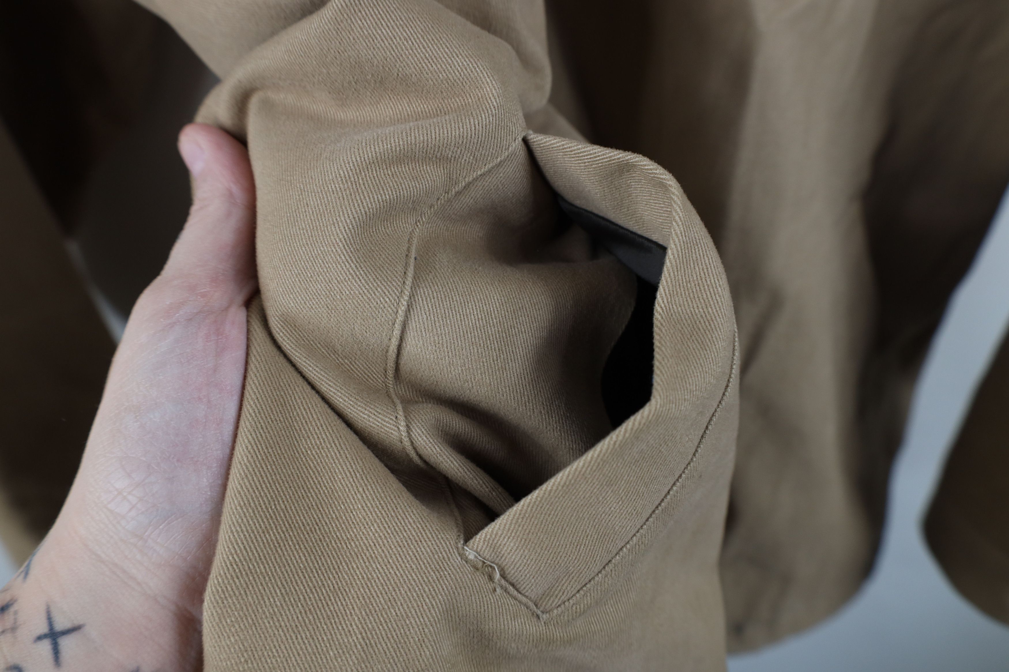 Vintage Vintage 90s Y2K Streetwear Suede Leather Collar Chore Jacket Size US L / EU 52-54 / 3 - 6 Thumbnail