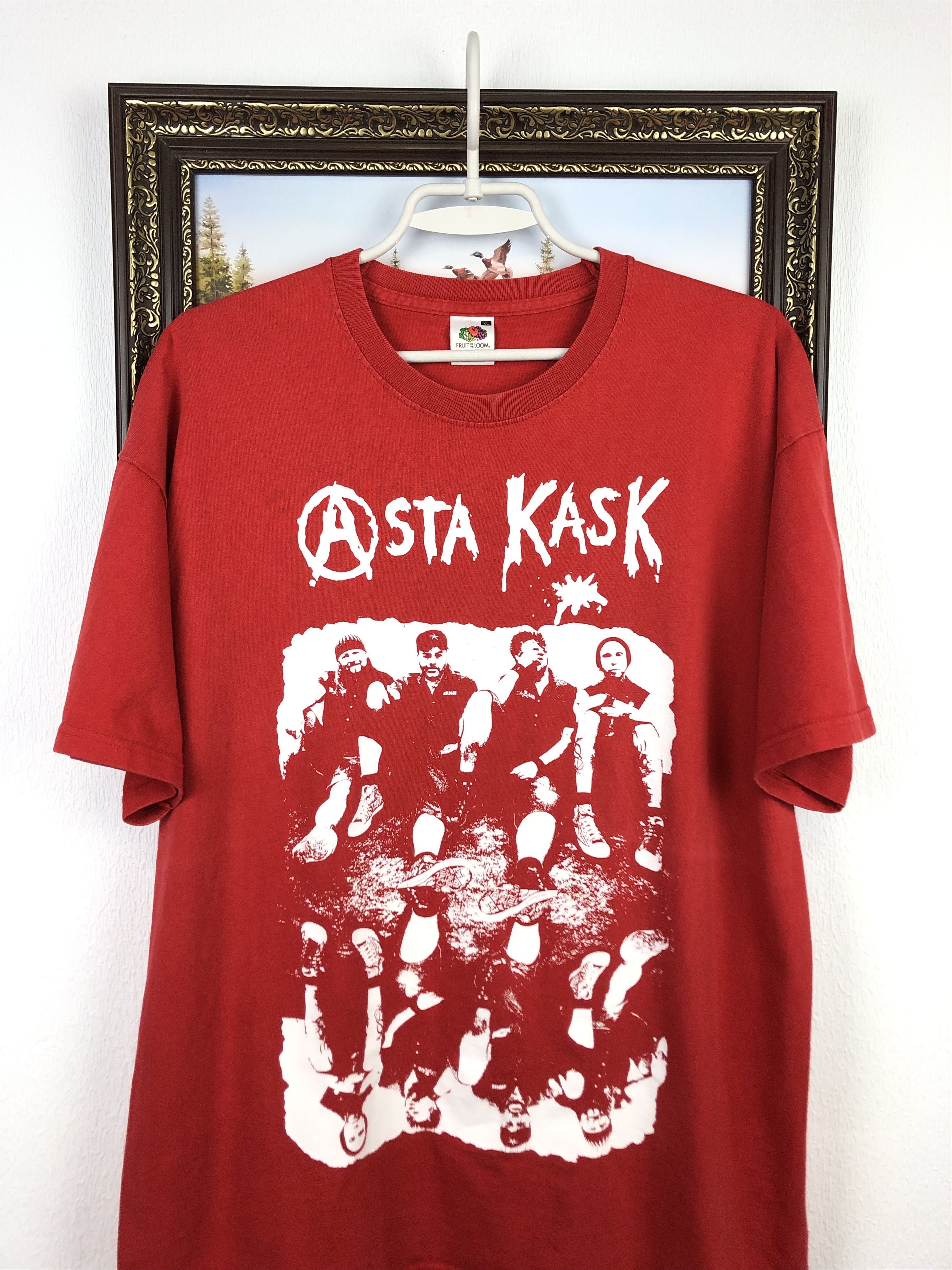 Band Tees Vintage Asta kask Swedish Punk Crust Shirt Band Tee Over Size US L / EU 52-54 / 3 - 2 Thumbnail